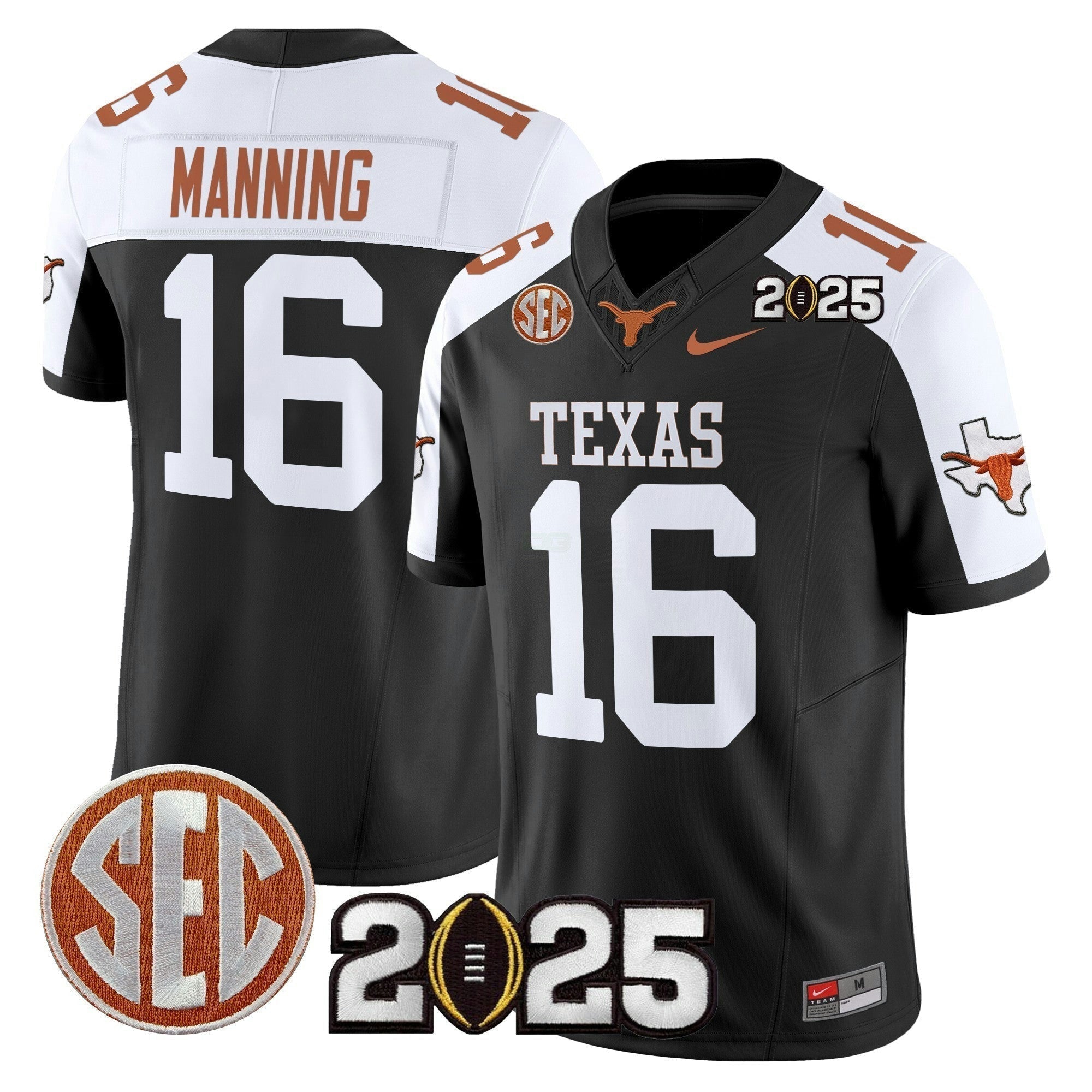 Camisa NCAA 2025 College Football Playoff Final Patch Vapor Limited Jersey