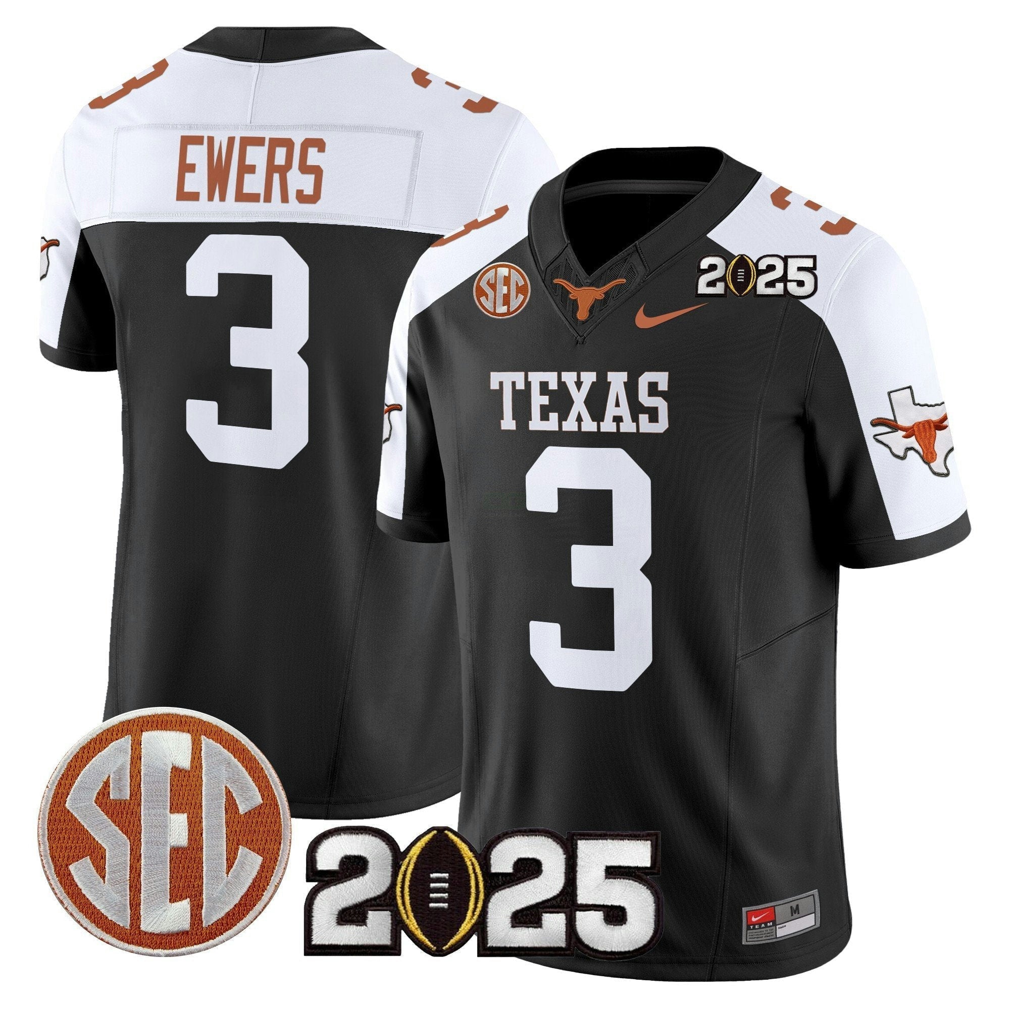 Camisa NCAA 2025 College Football Playoff Final Patch Vapor Limited Jersey