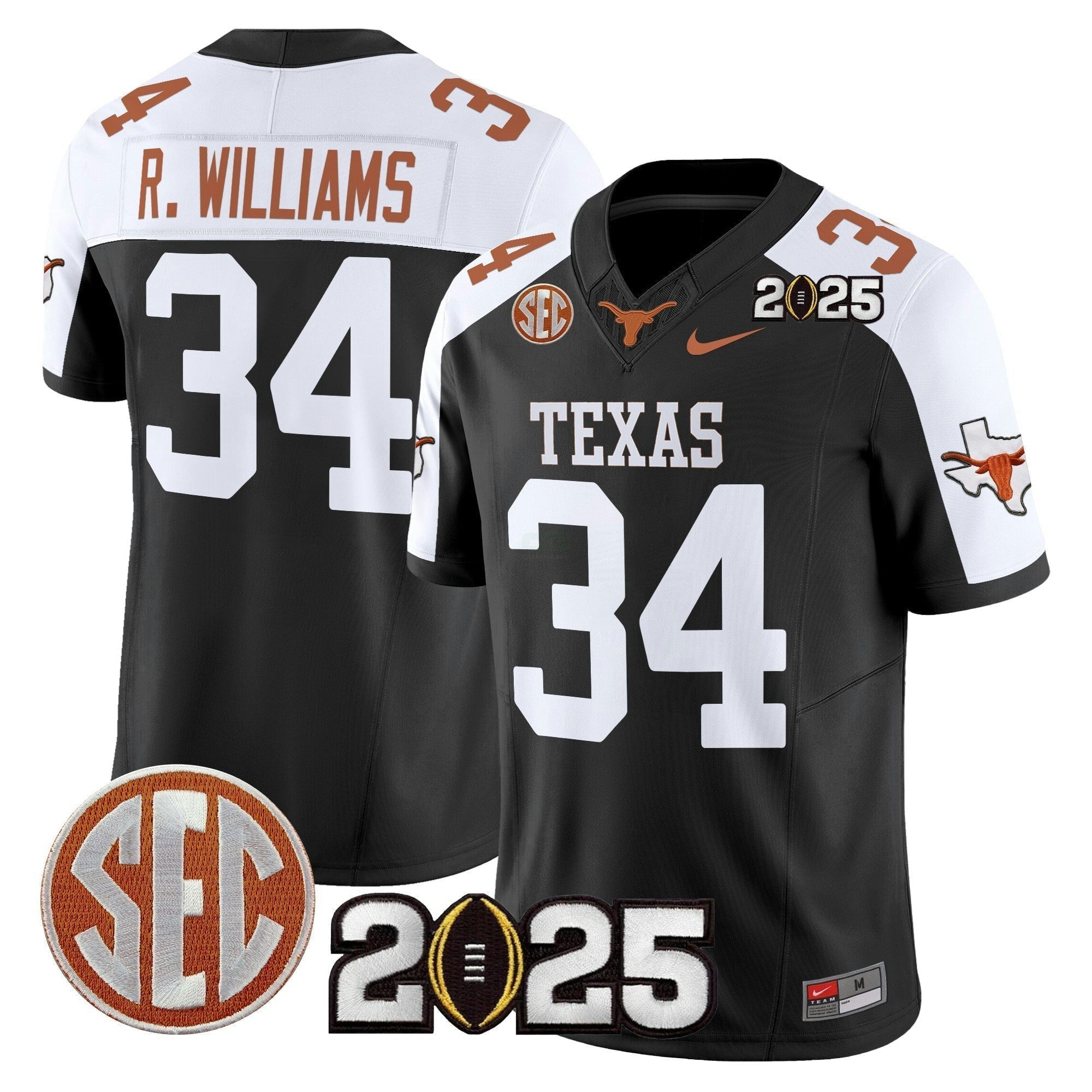 Camisa NCAA 2025 College Football Playoff Final Patch Vapor Limited Jersey