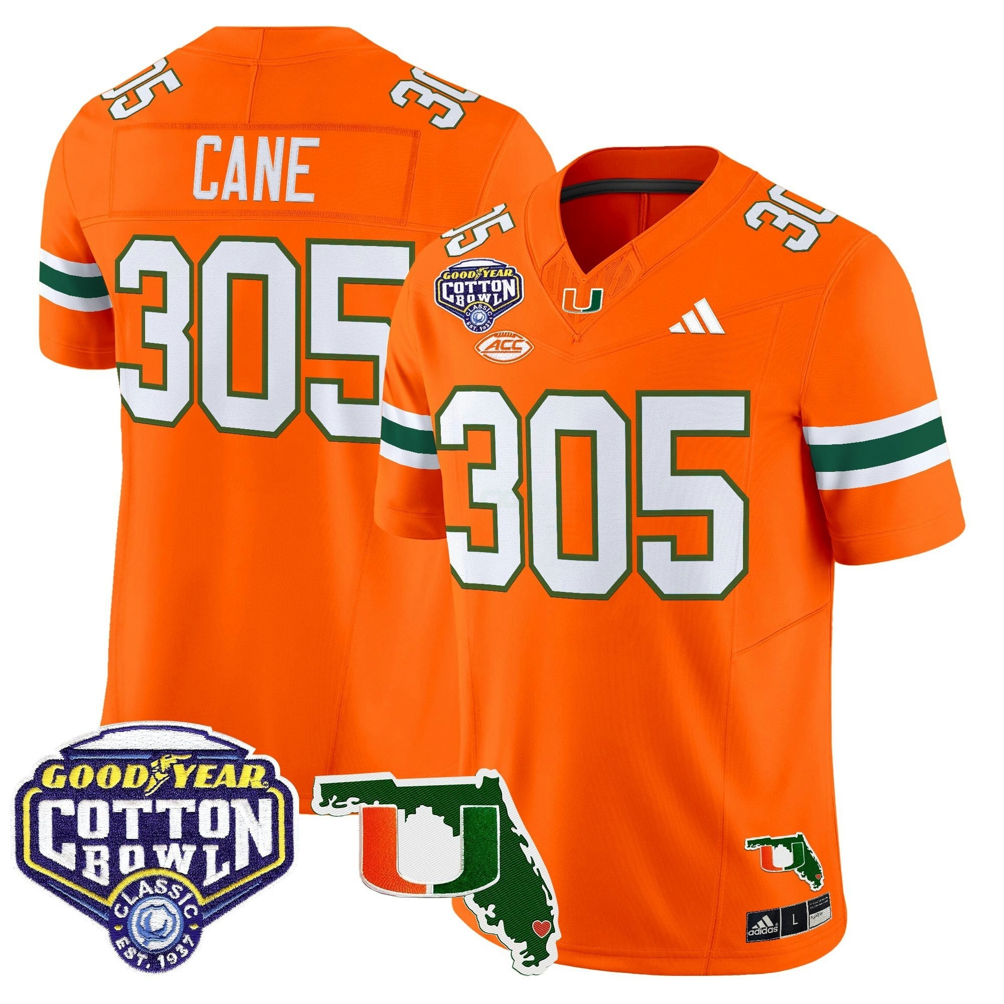 Camisa NCAA 2025 Cotton Bowl & Florida Patch Vapor Limited Jersey