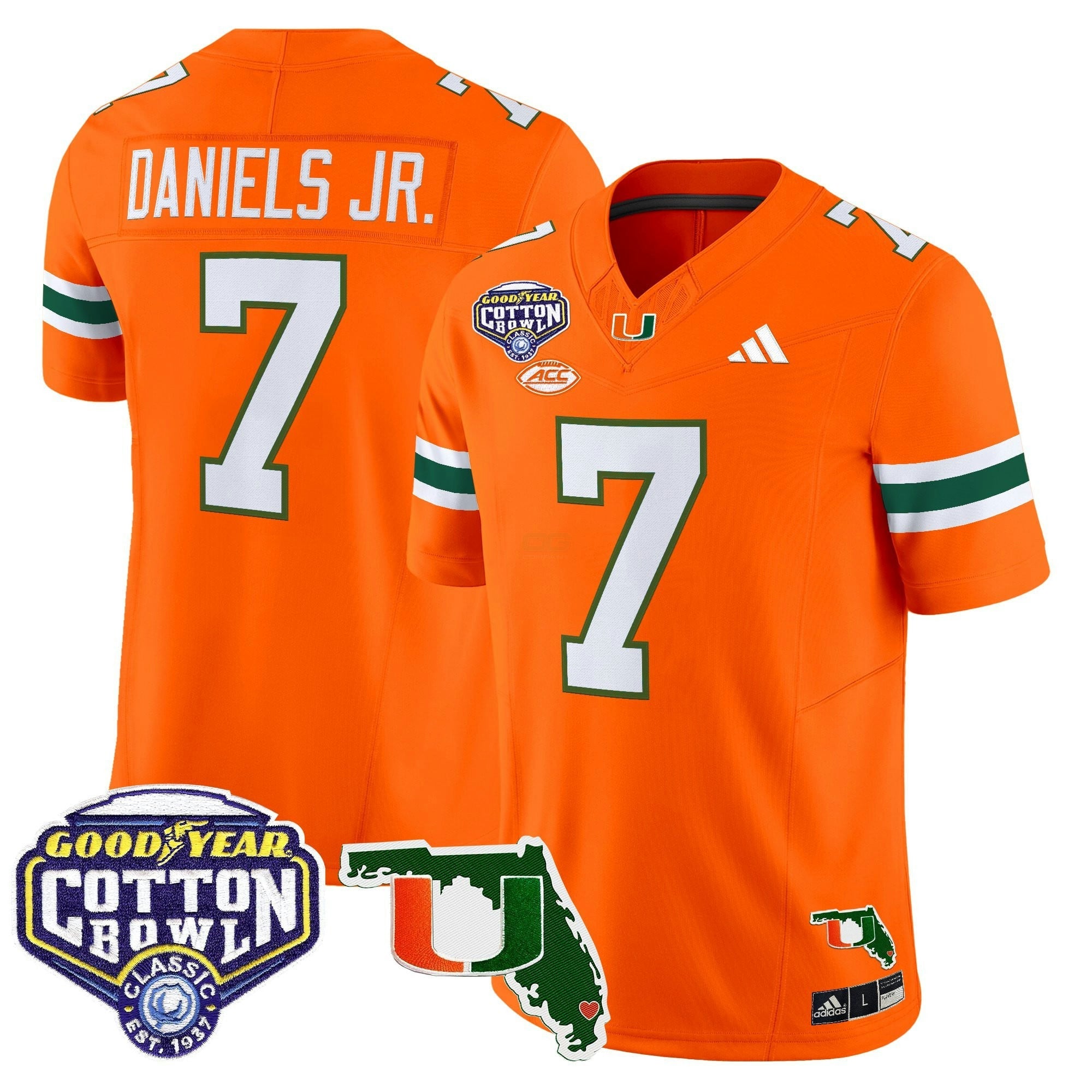 Camisa NCAA 2025 Cotton Bowl & Florida Patch Vapor Limited Jersey
