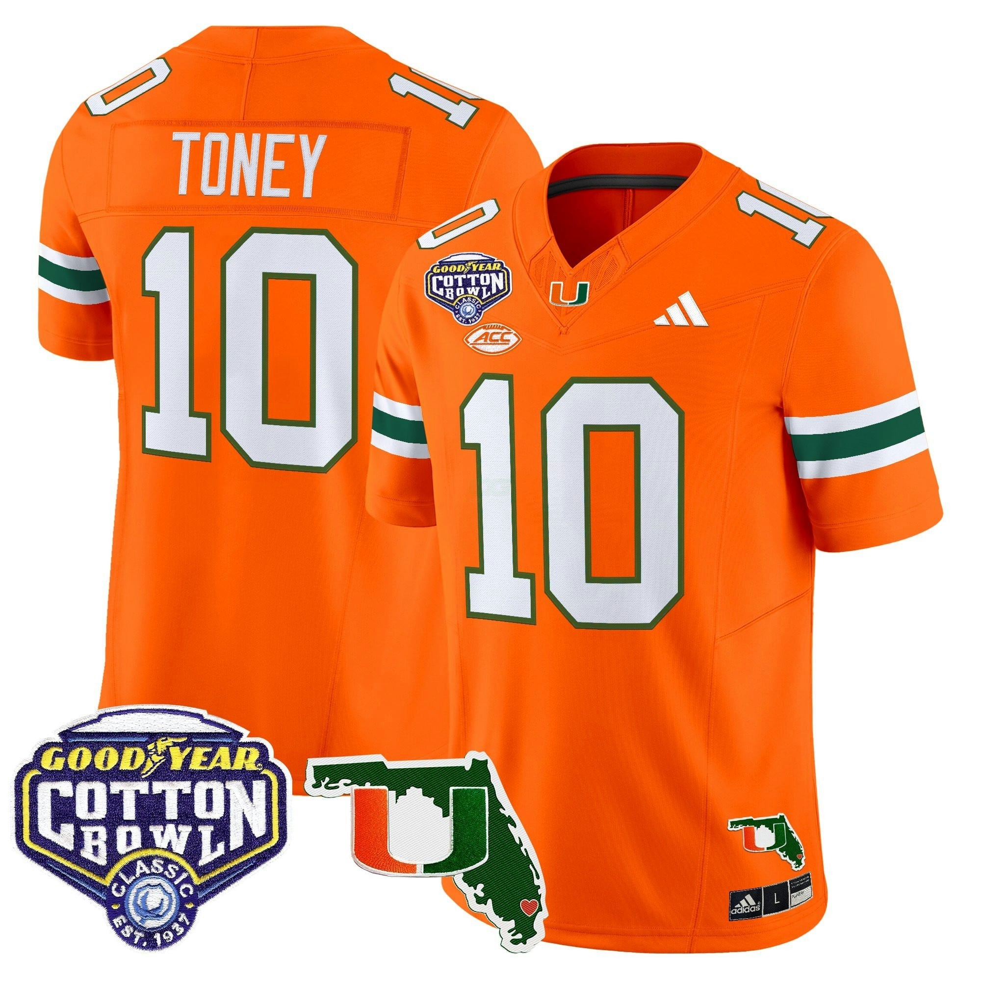 Camisa NCAA 2025 Cotton Bowl & Florida Patch Vapor Limited Jersey