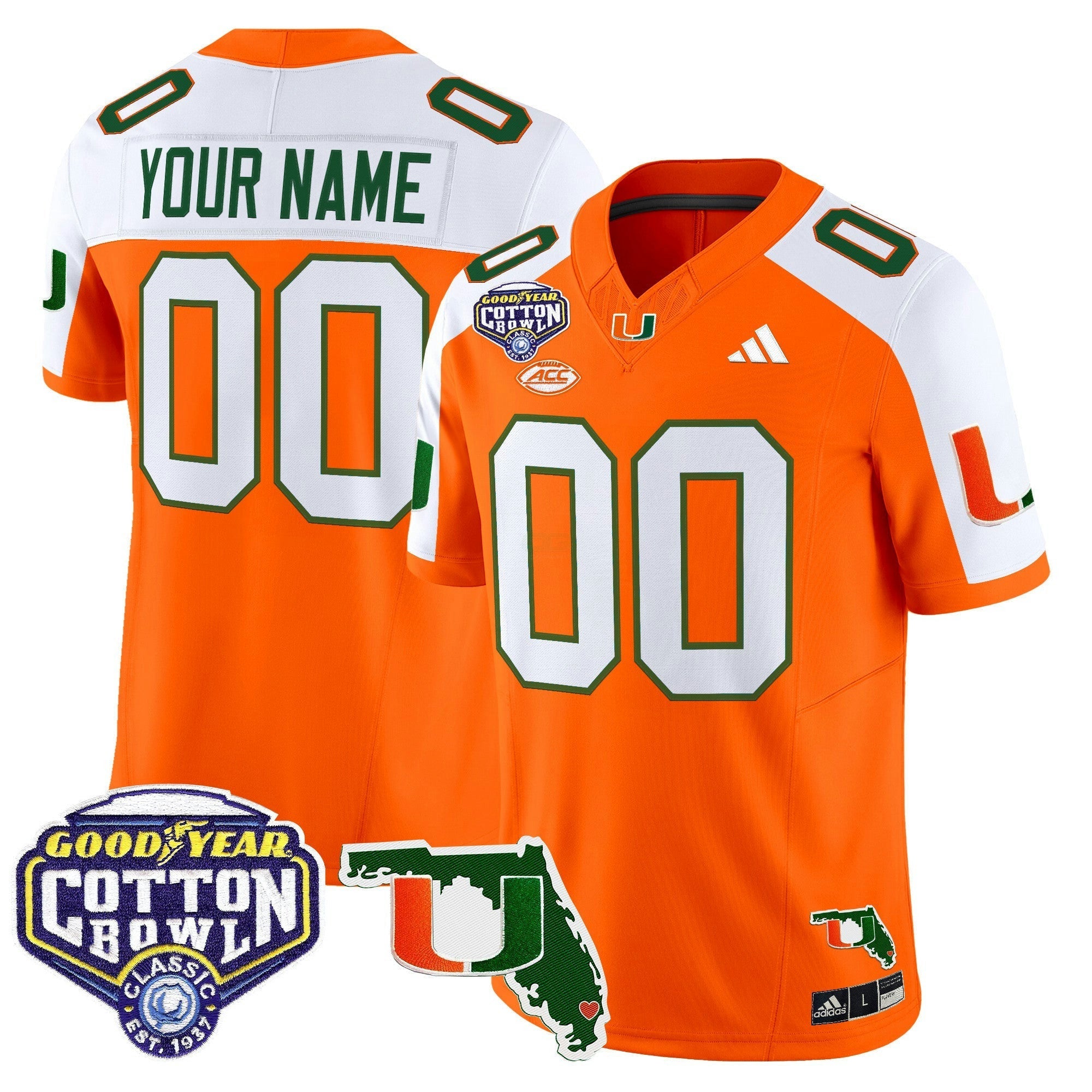Camisa NCAA 2025 Cotton Bowl & Florida Patch Vapor Limited Jersey