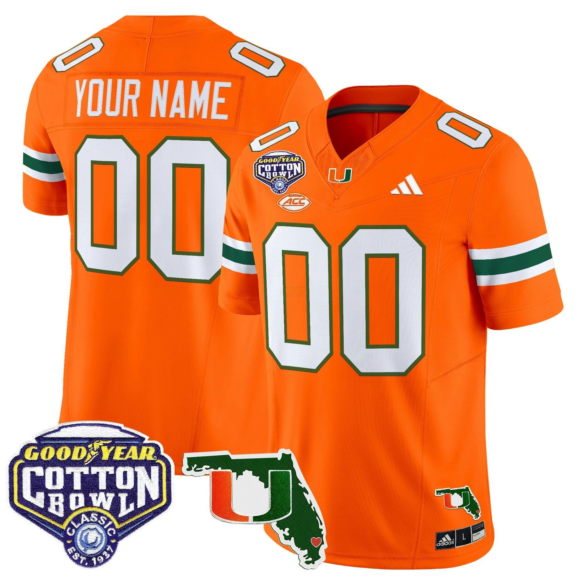 Camisa NCAA 2025 Cotton Bowl & Florida Patch Vapor Limited Jersey