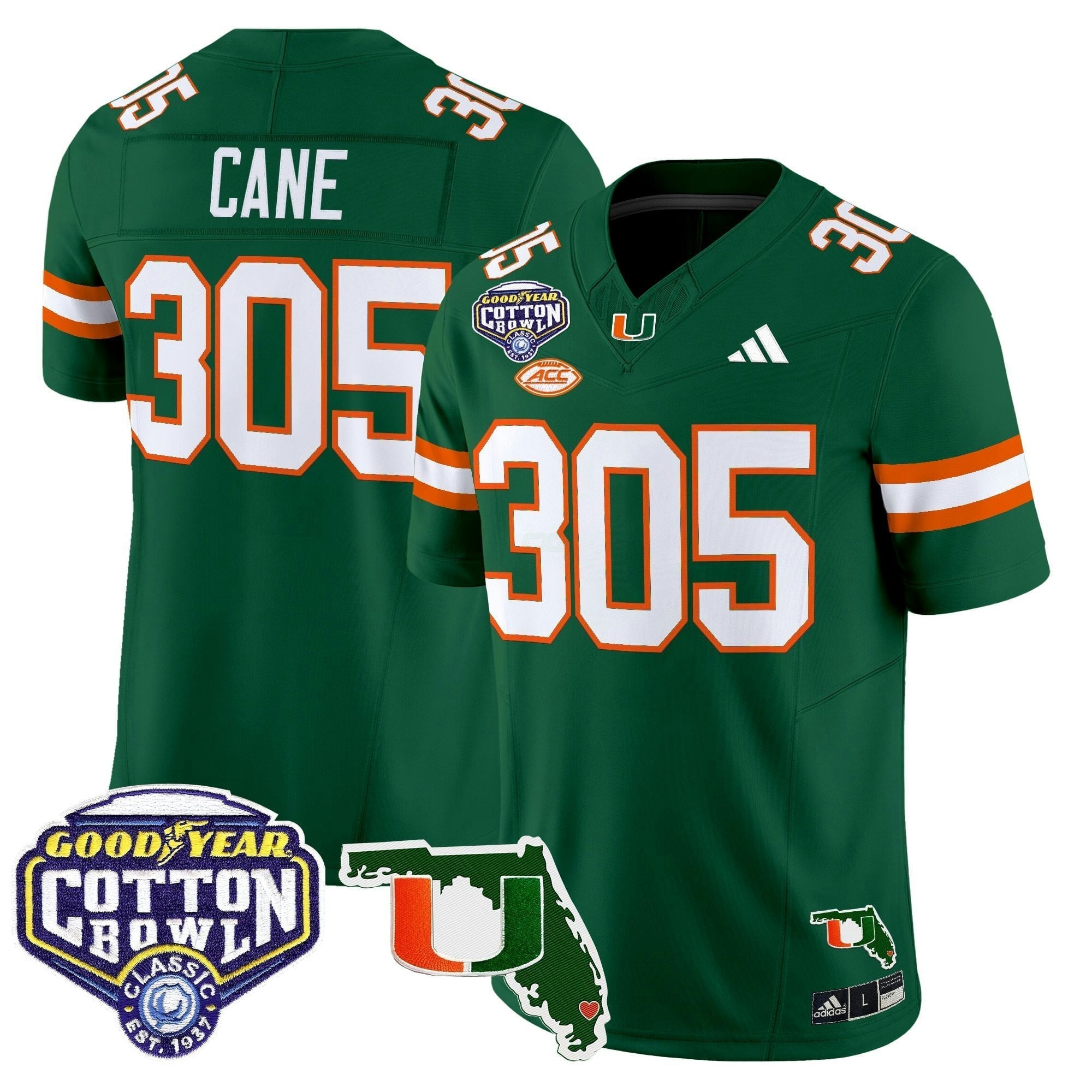 Camisa NCAA 2025 Cotton Bowl & Florida Patch Vapor Limited Jersey