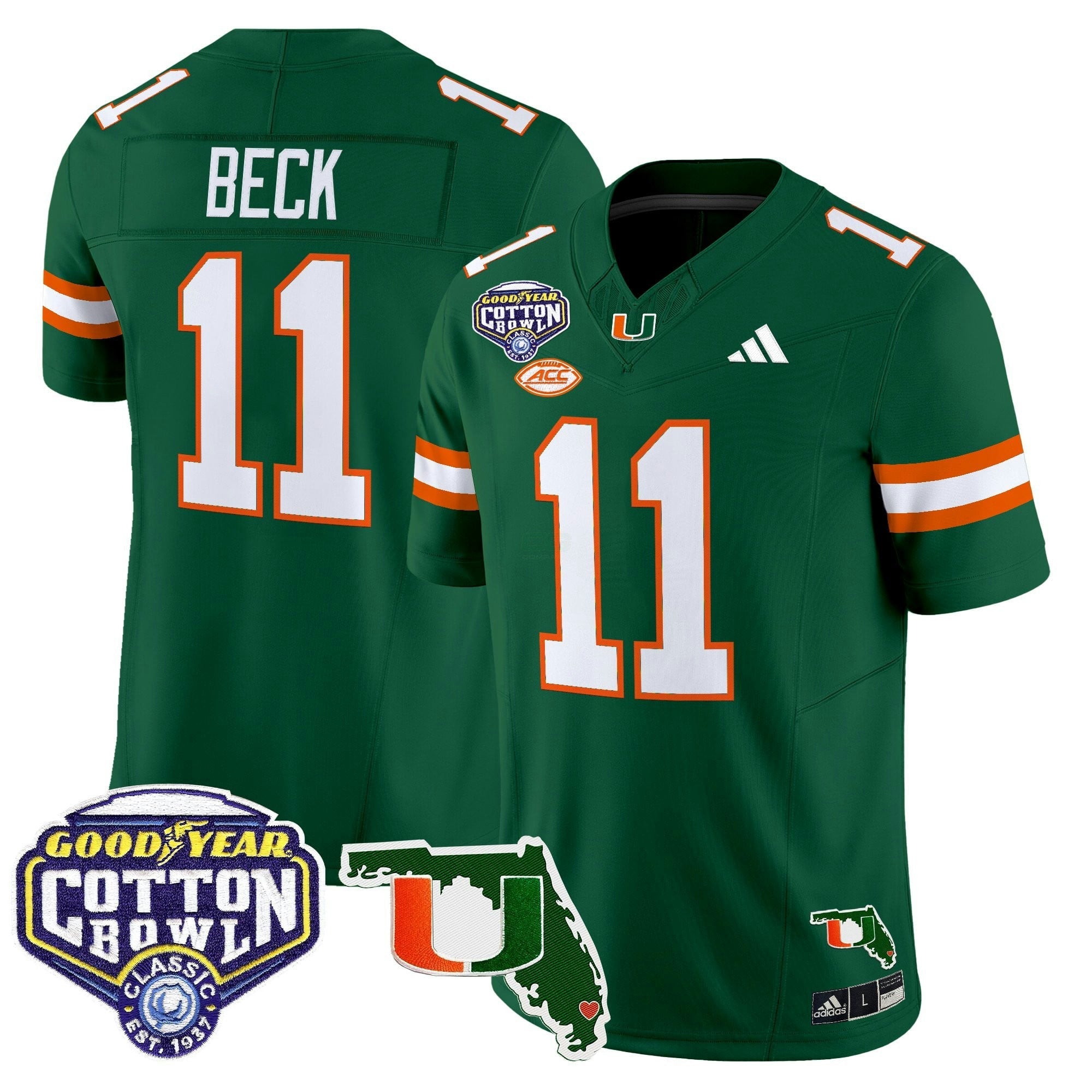 Camisa NCAA 2025 Cotton Bowl & Florida Patch Vapor Limited Jersey