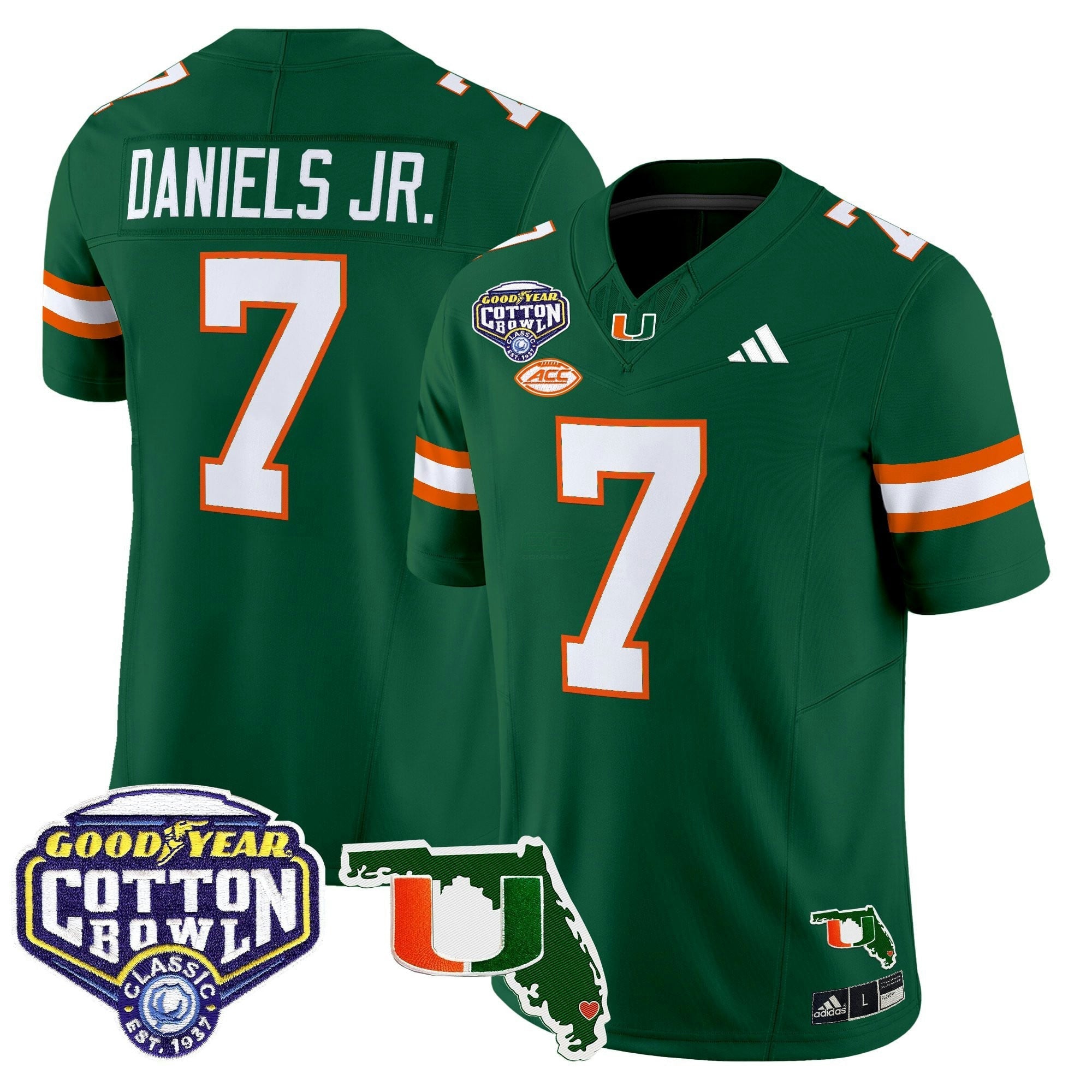 Camisa NCAA 2025 Cotton Bowl & Florida Patch Vapor Limited Jersey