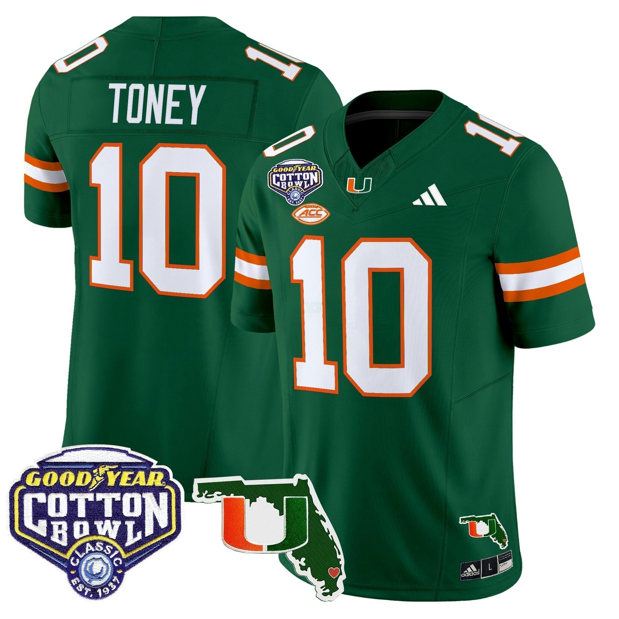 Camisa NCAA 2025 Cotton Bowl & Florida Patch Vapor Limited Jersey