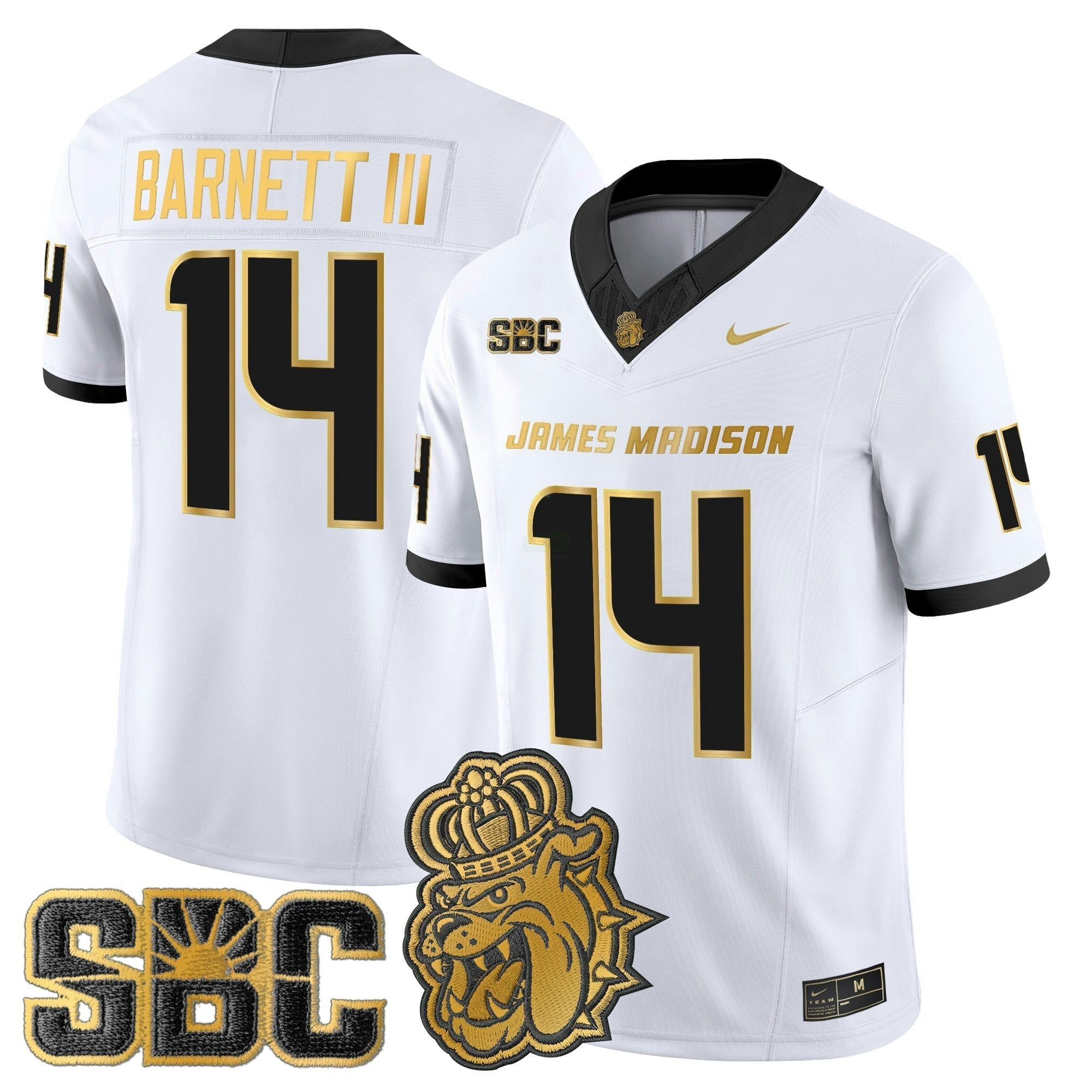Camisa NCAA 2025 Dourada Vapor Limited Jersey