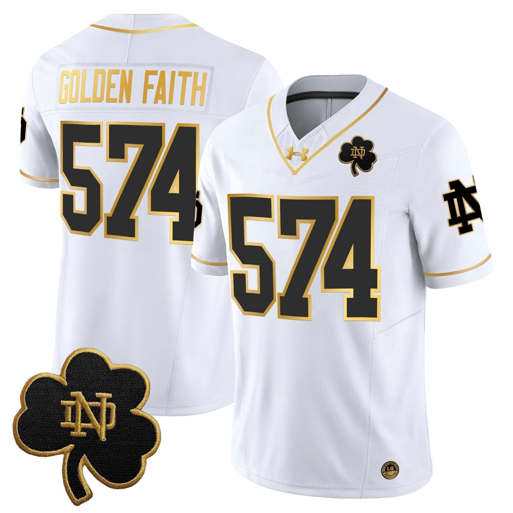 Camisa NCAA 2025 Dourada Vapor Limited Jersey