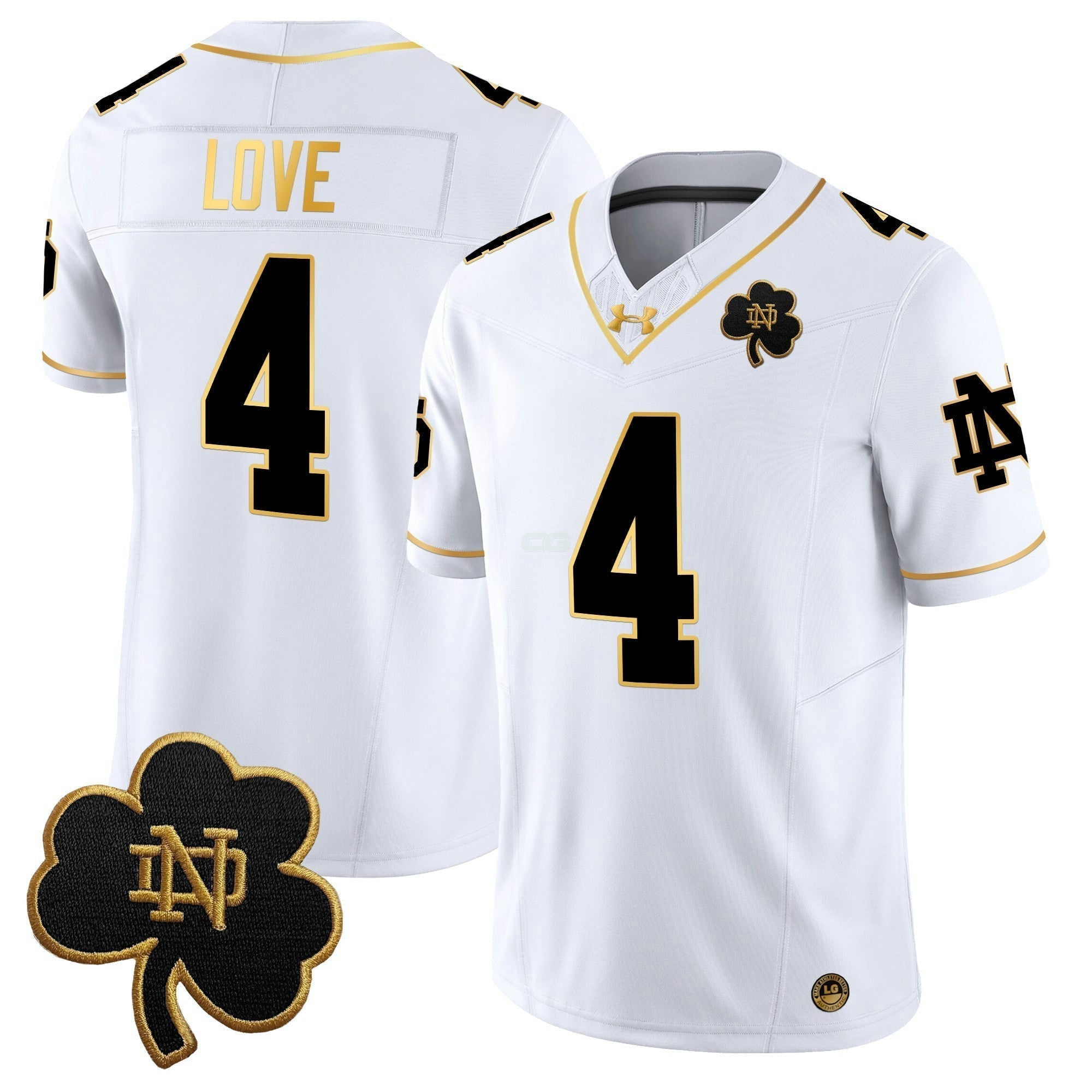Camisa NCAA 2025 Dourada Vapor Limited Jersey