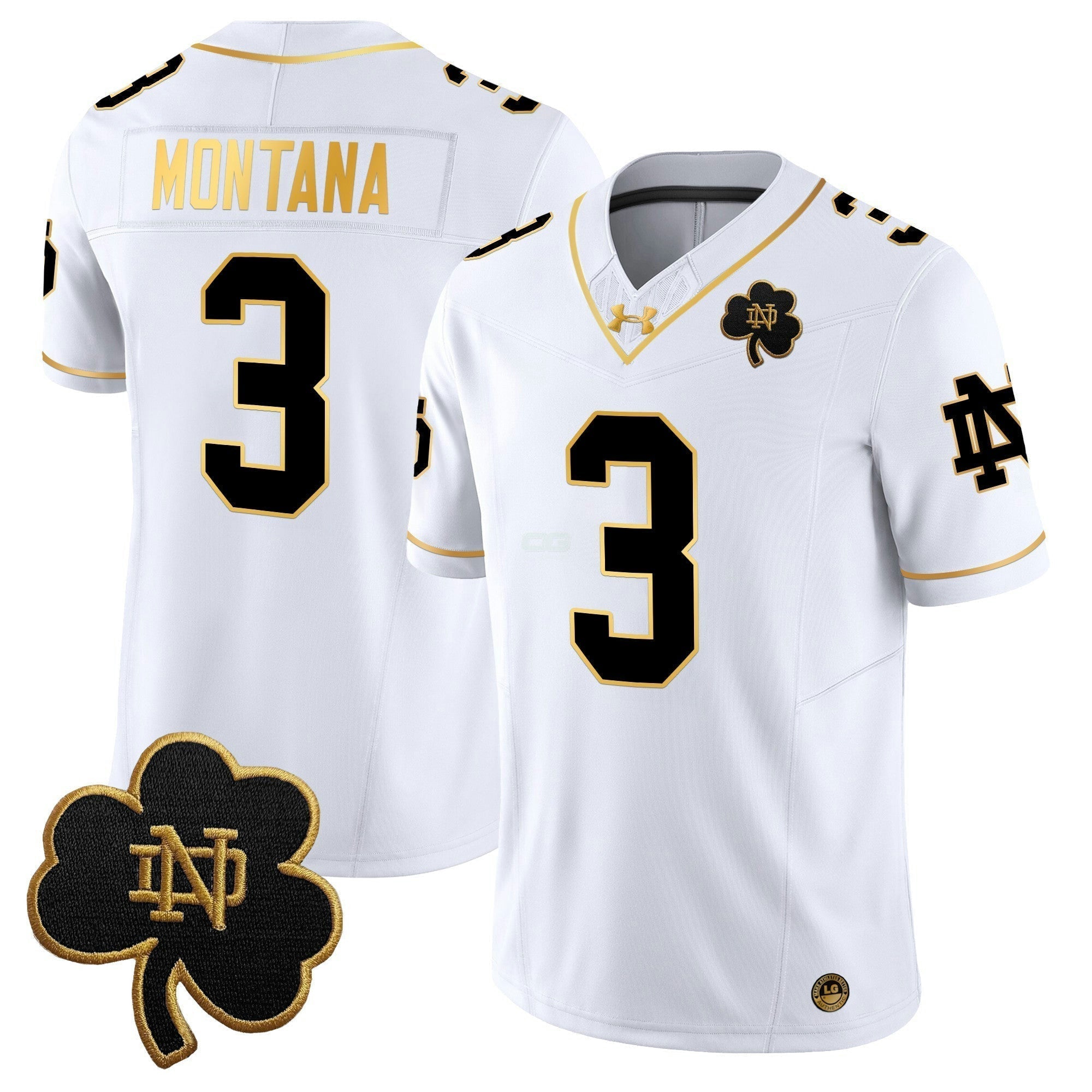 Camisa NCAA 2025 Dourada Vapor Limited Jersey