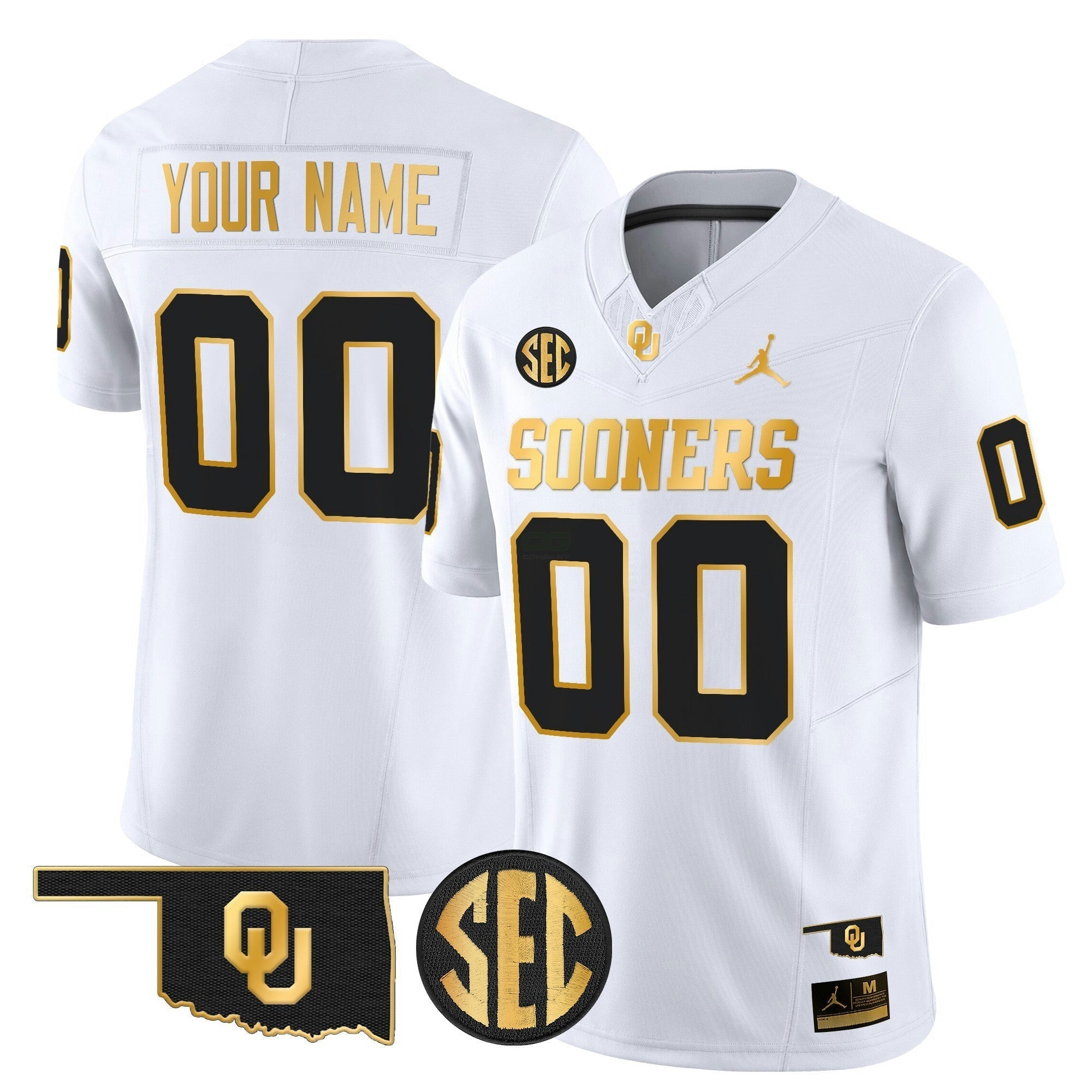 Camisa NCAA 2025 Dourada Vapor Limited Jersey