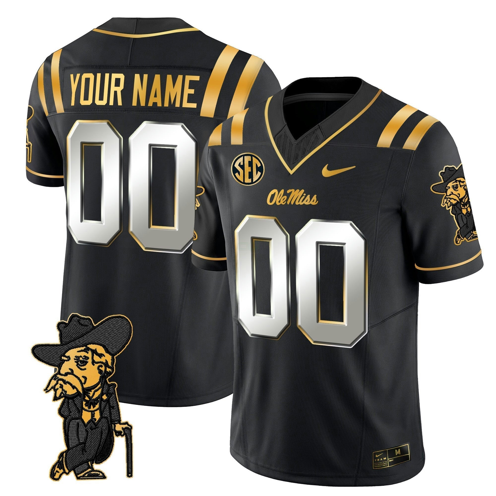 Camisa NCAA 2025 Dourada Vapor Limited Jersey