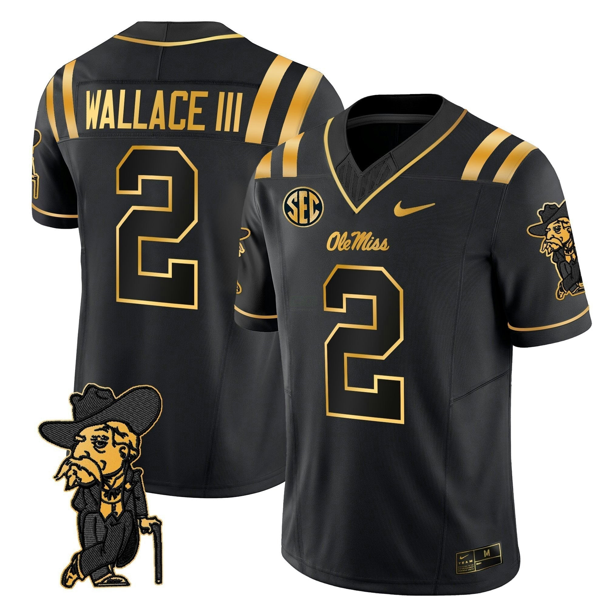 Camisa NCAA 2025 Dourada Vapor Limited Jersey