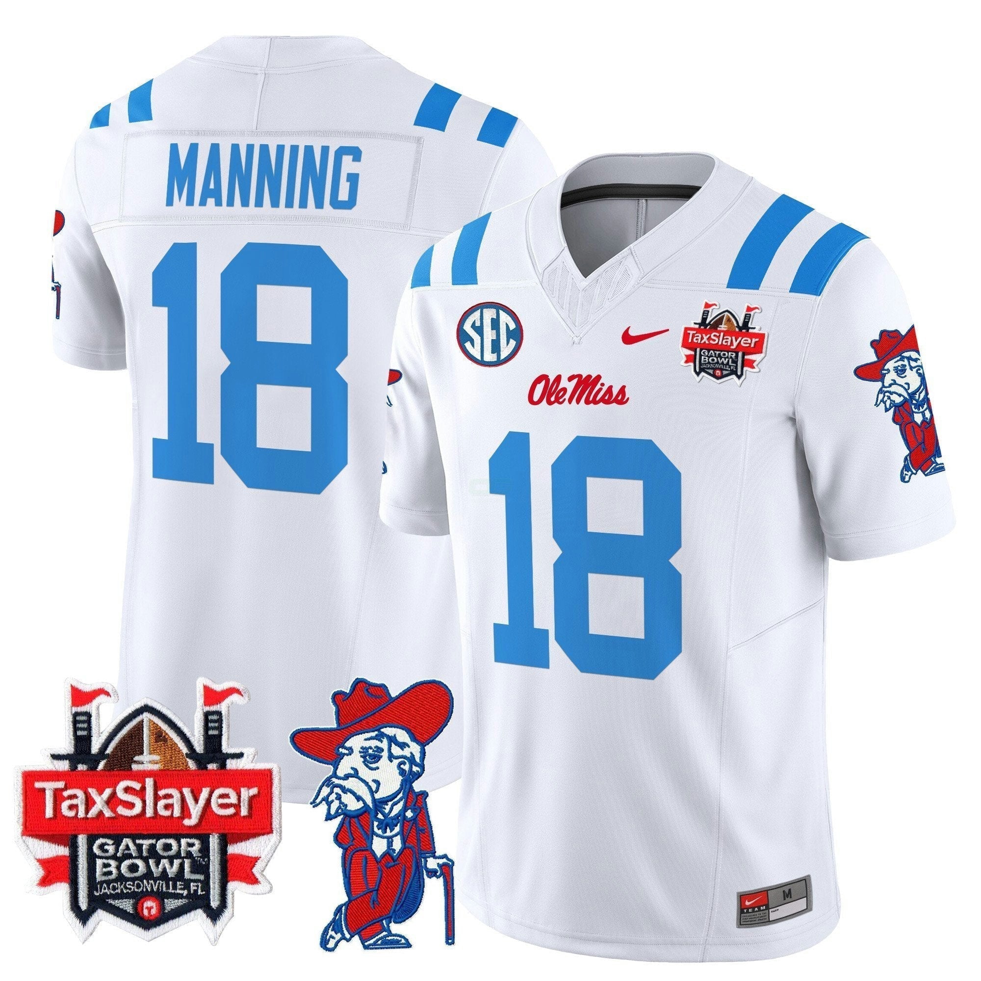 Camisa NCAA 2025 Gator Bowl Patch Vapor Limited Jersey