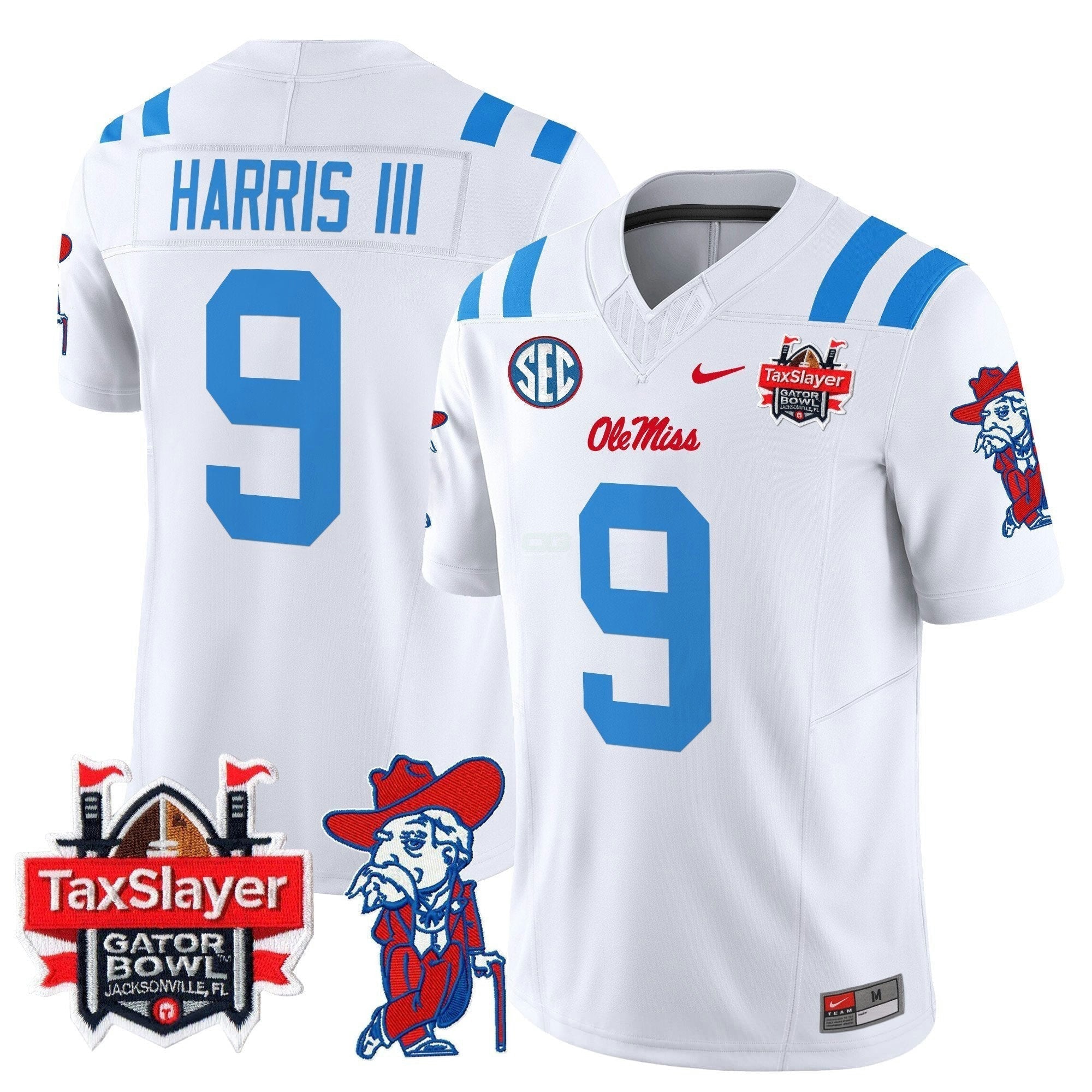 Camisa NCAA 2025 Gator Bowl Patch Vapor Limited Jersey