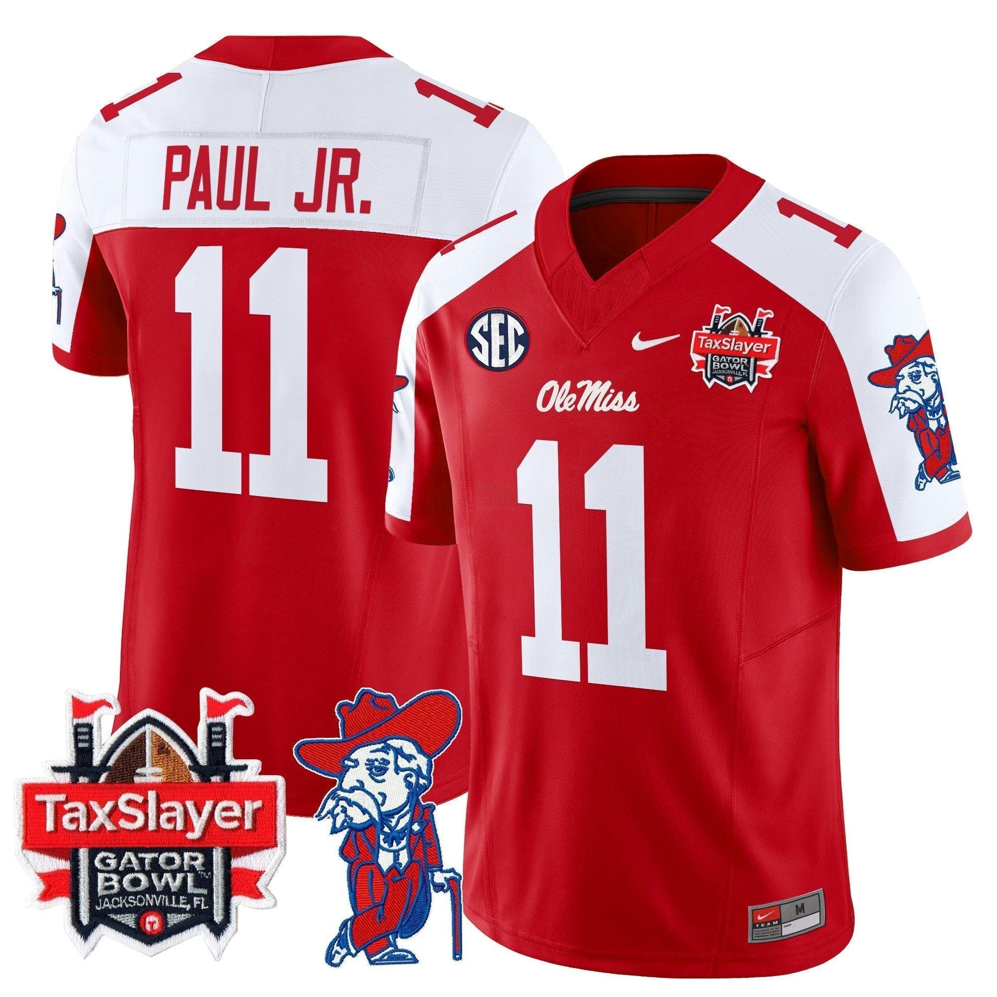 Camisa NCAA 2025 Gator Bowl Patch Vapor Limited Jersey