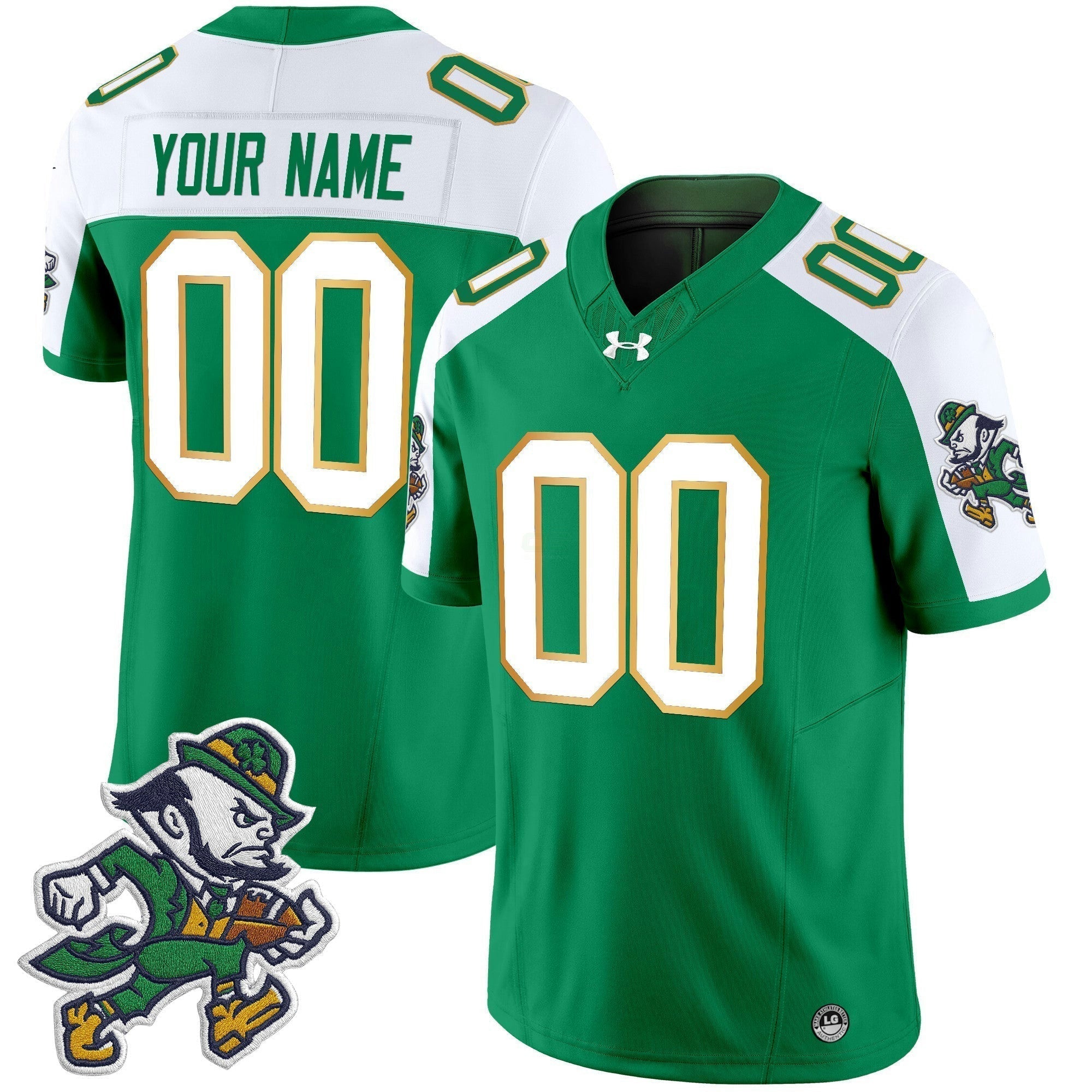 Camisa NCAA 2025 'Gridiron Leprechaun Edition' Vapor Limited Jersey