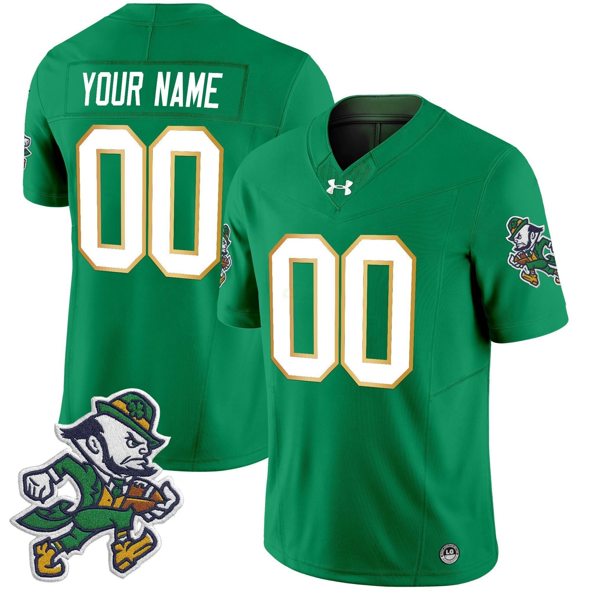 Camisa NCAA 2025 'Gridiron Leprechaun Edition' Vapor Limited Jersey