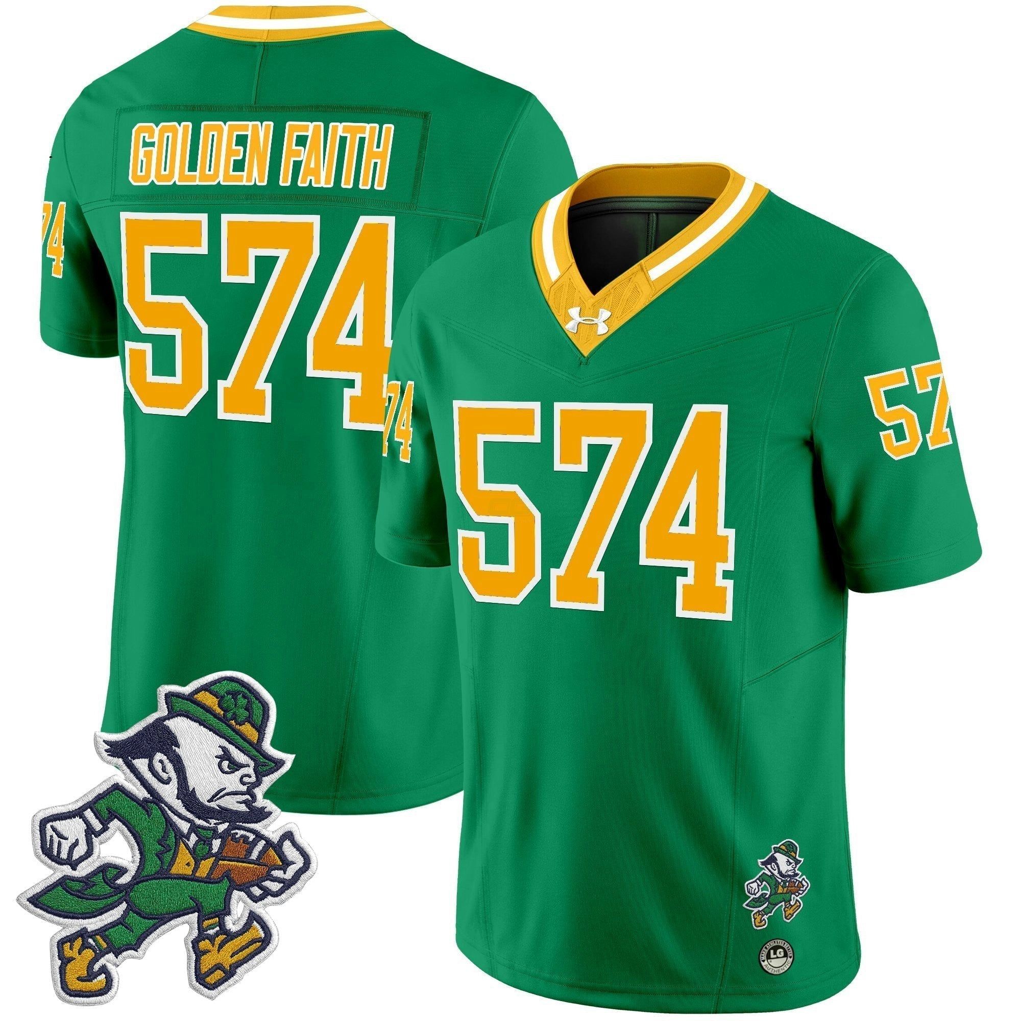 Camisa NCAA 2025 'Gridiron Leprechaun Edition' Vapor Limited Jersey