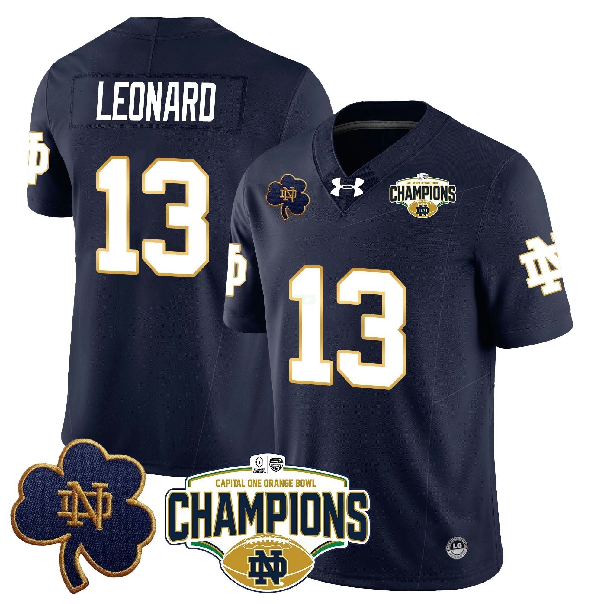 Camisa NCAA 2025 Laranja Bowl Champions Jersey N5