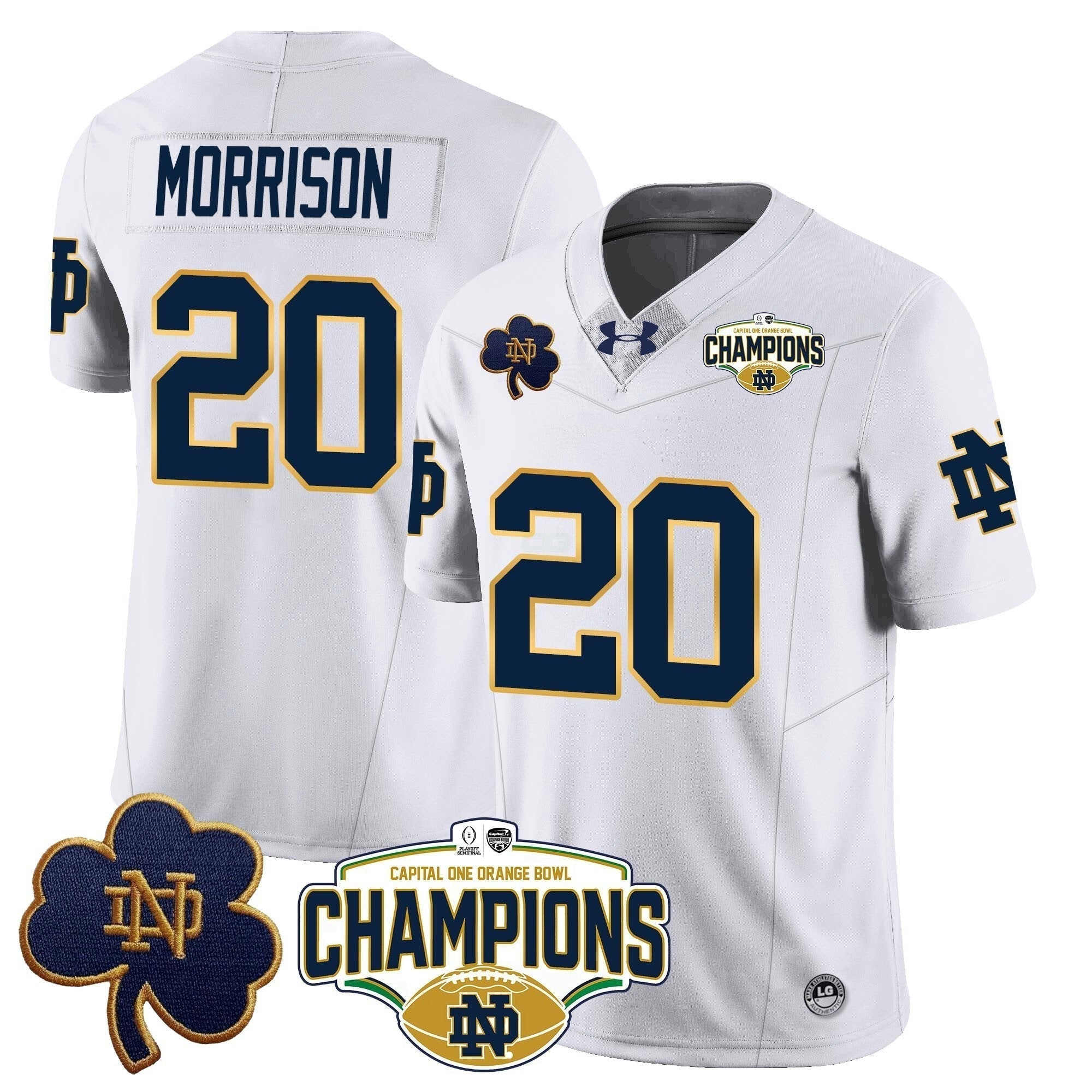 Camisa NCAA 2025 Laranja Bowl Champions Jersey N5