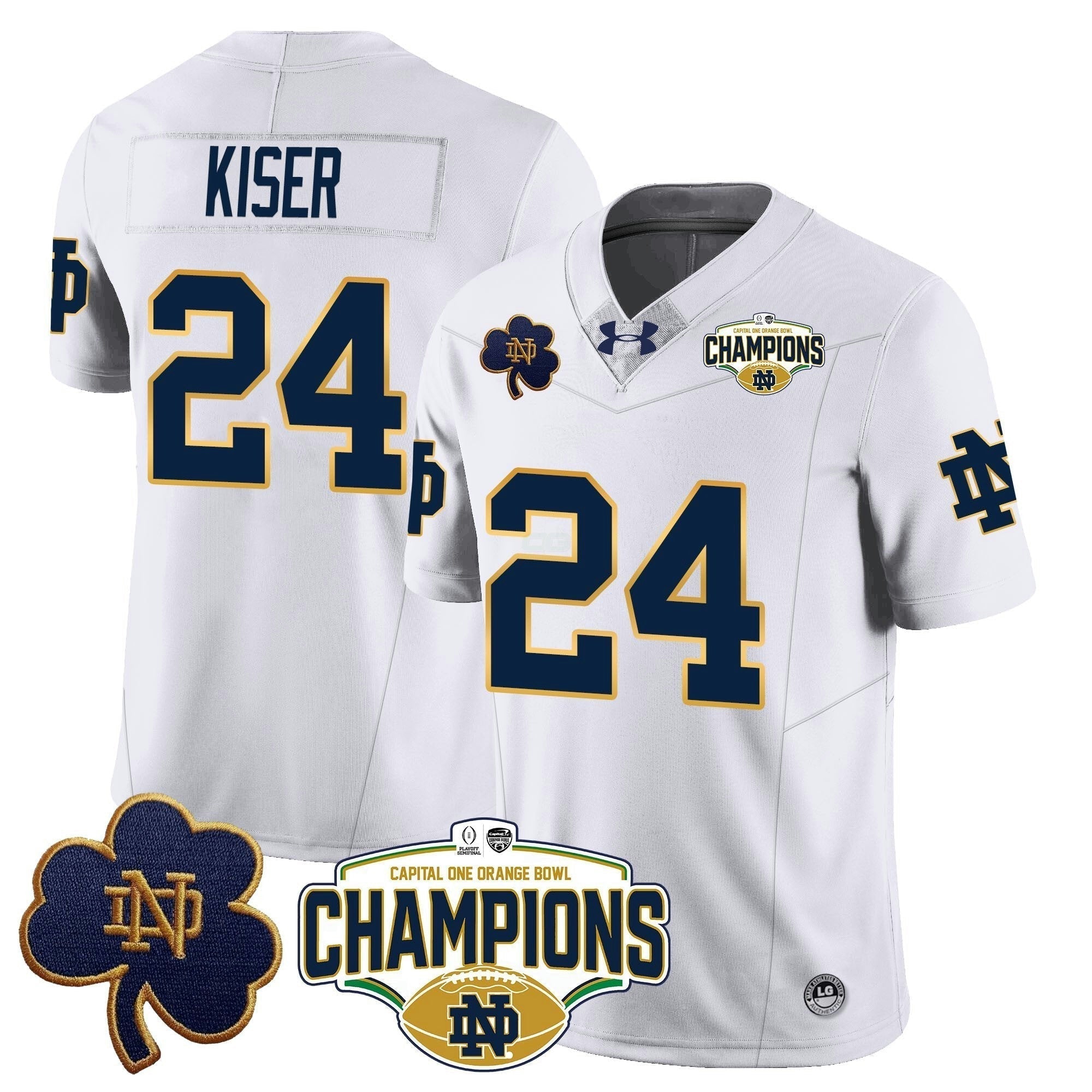 Camisa NCAA 2025 Laranja Bowl Champions Jersey N5