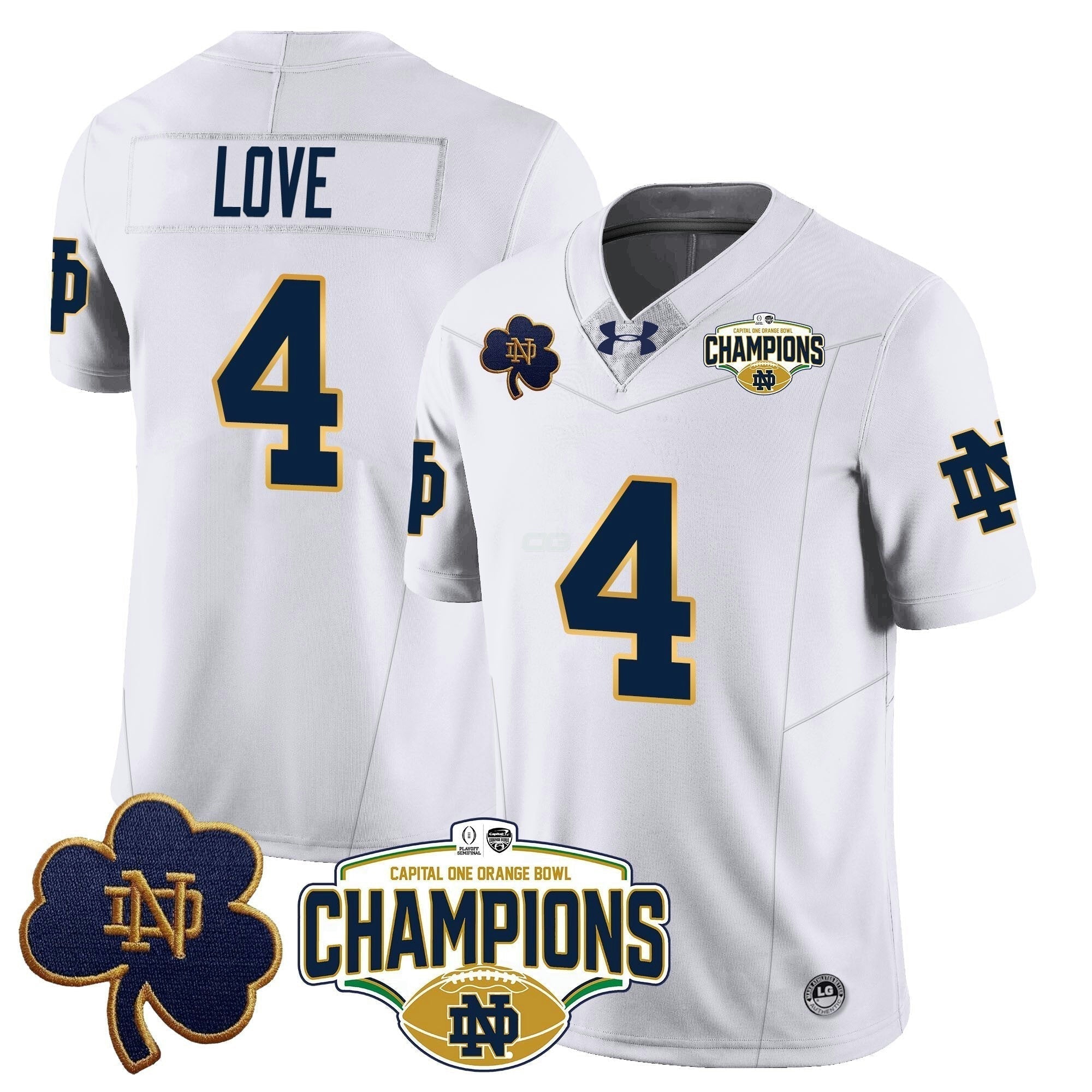 Camisa NCAA 2025 Laranja Bowl Champions Jersey N5