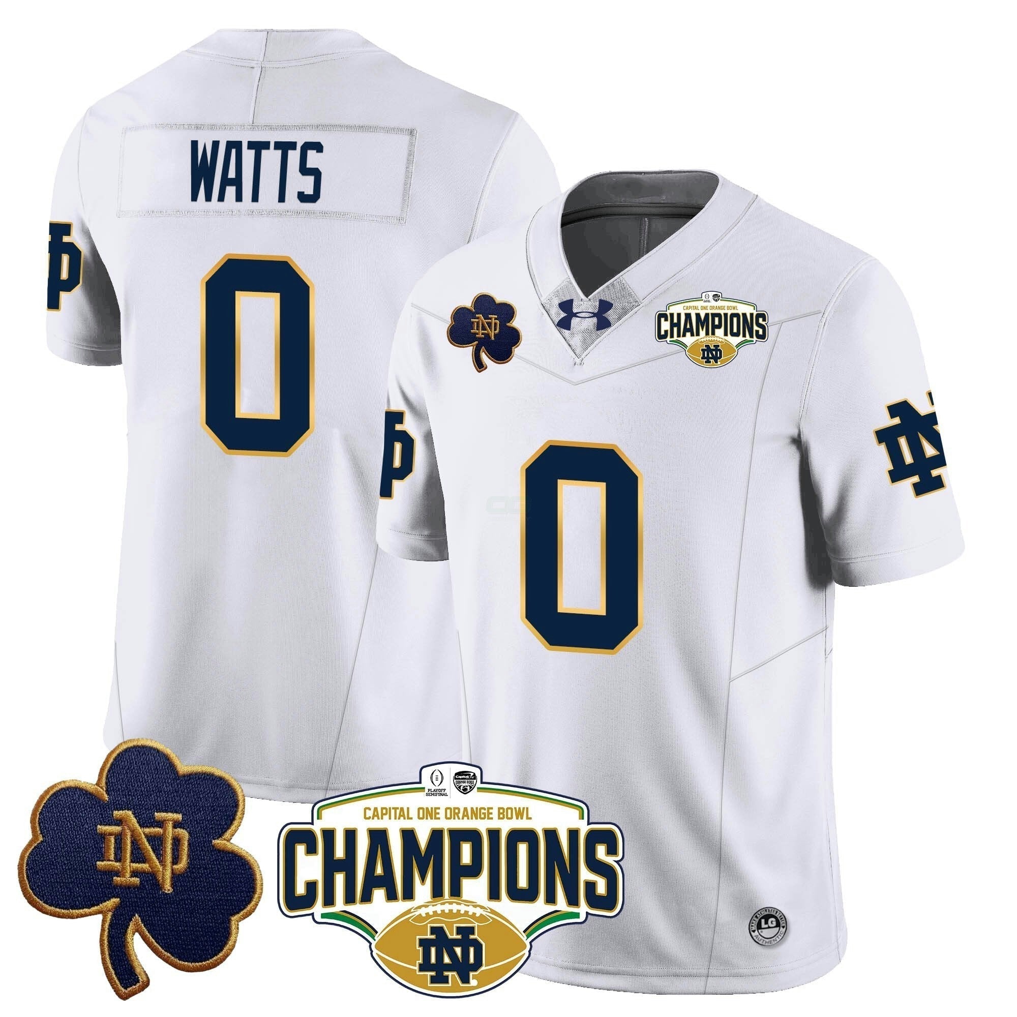 Camisa NCAA 2025 Laranja Bowl Champions Jersey N5