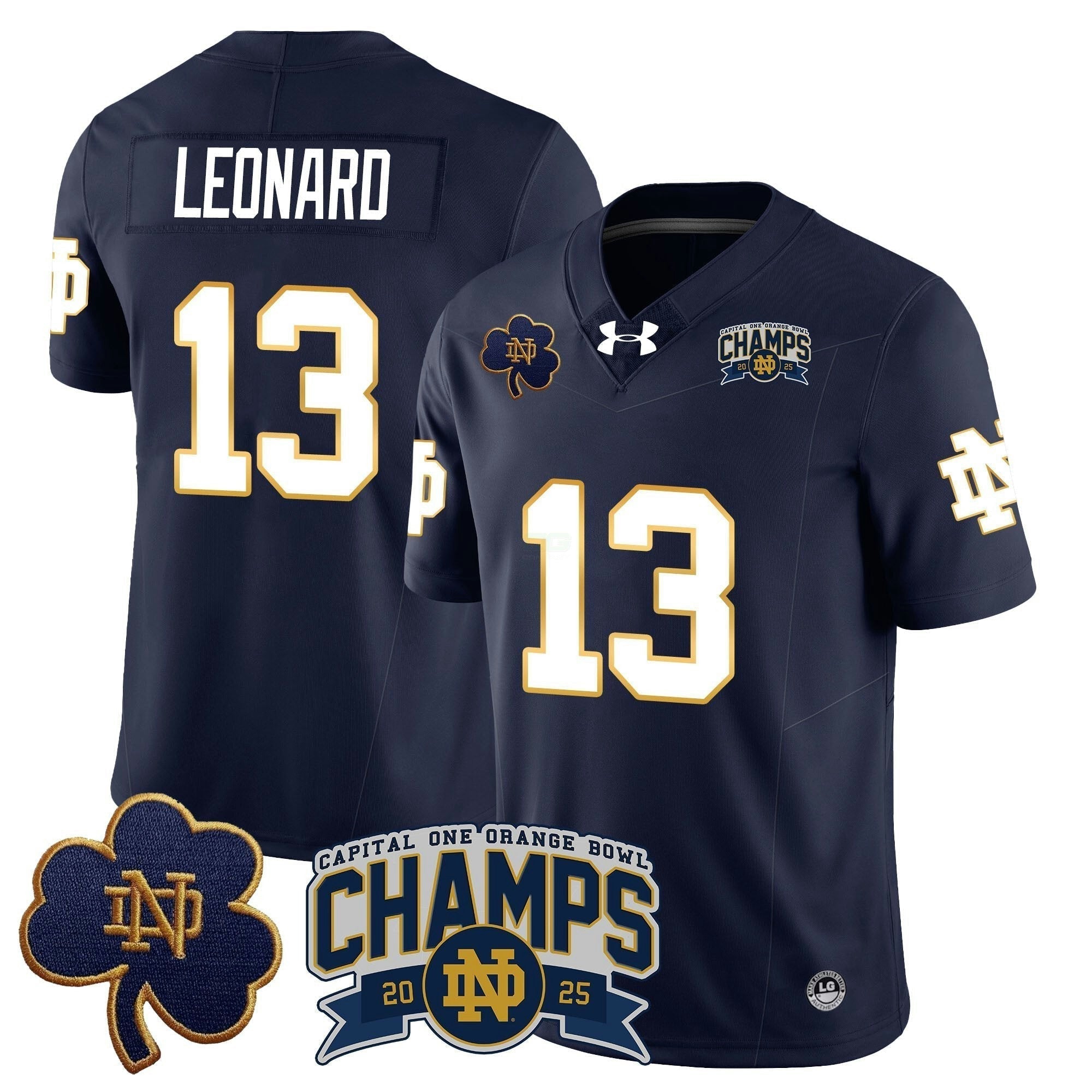 Camisa NCAA 2025 Laranja Bowl Champions Jersey N6