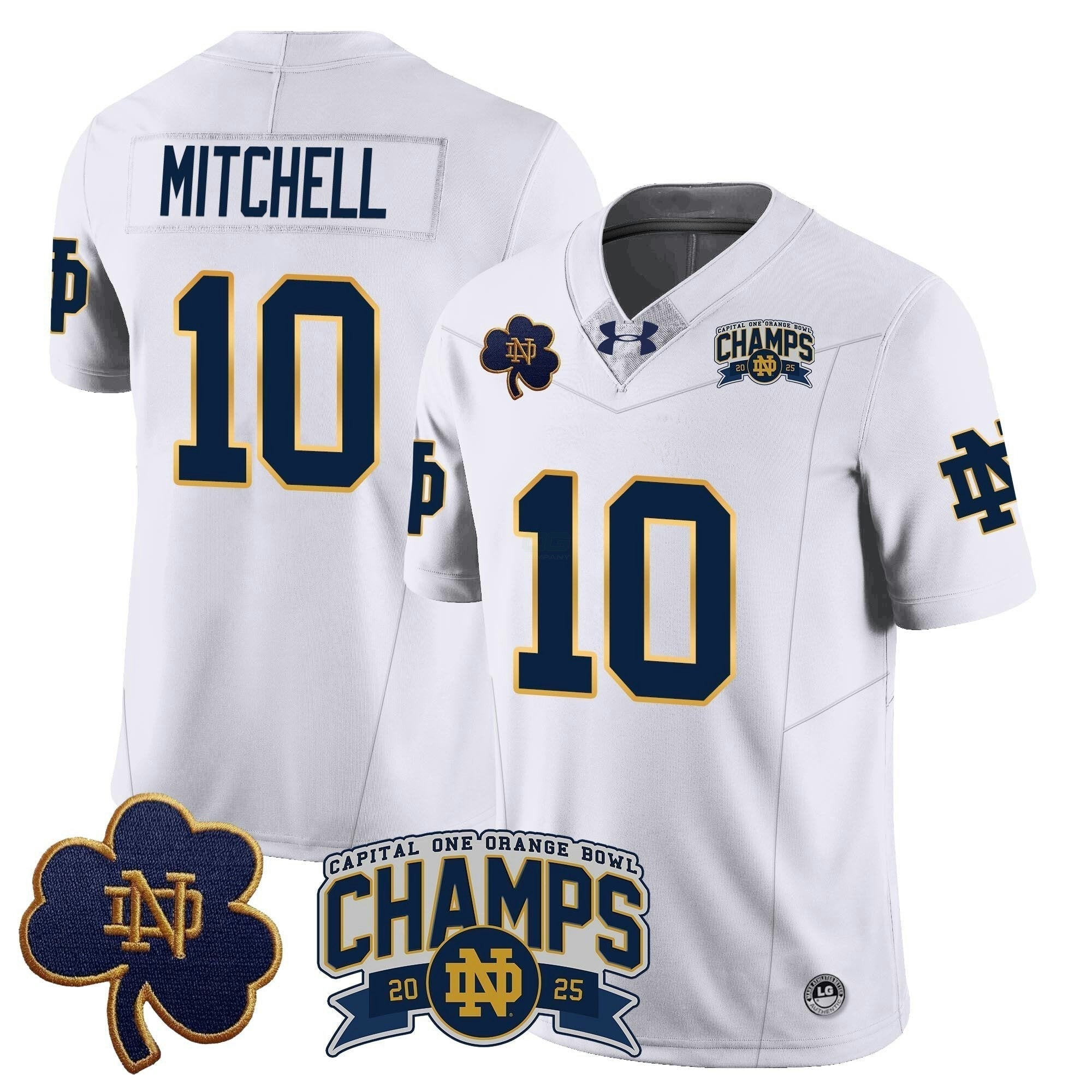 Camisa NCAA 2025 Laranja Bowl Champions Jersey N6