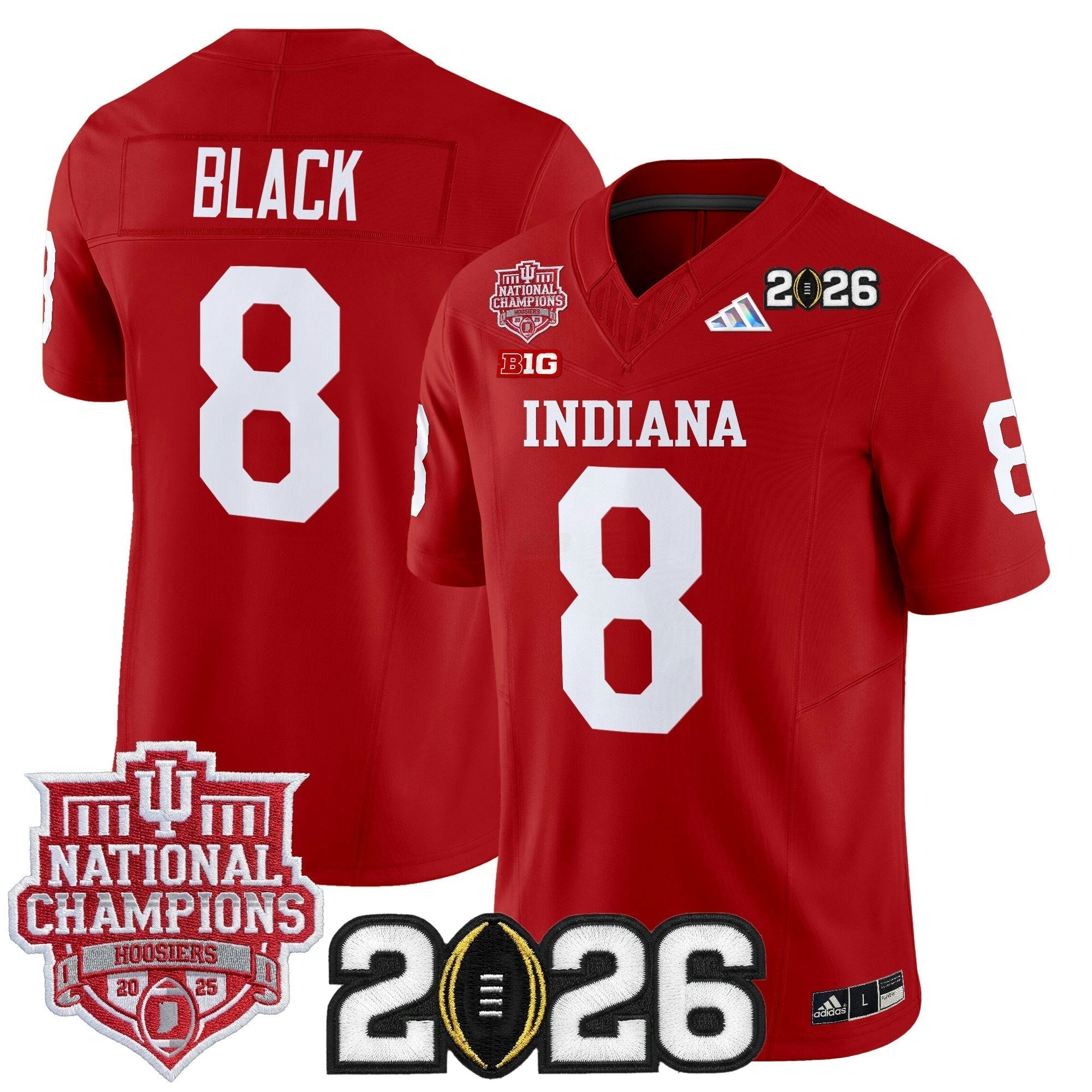 Camisa NCAA 2025 National Champions & 2026 College Football Playoff Final Patch Vapor Limited Jersey