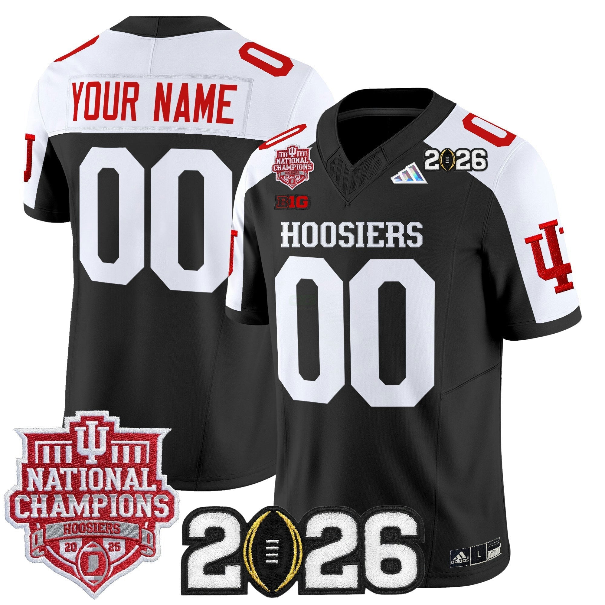 Camisa NCAA 2025 National Champions & 2026 College Football Playoff Final Patch Vapor Limited Jersey