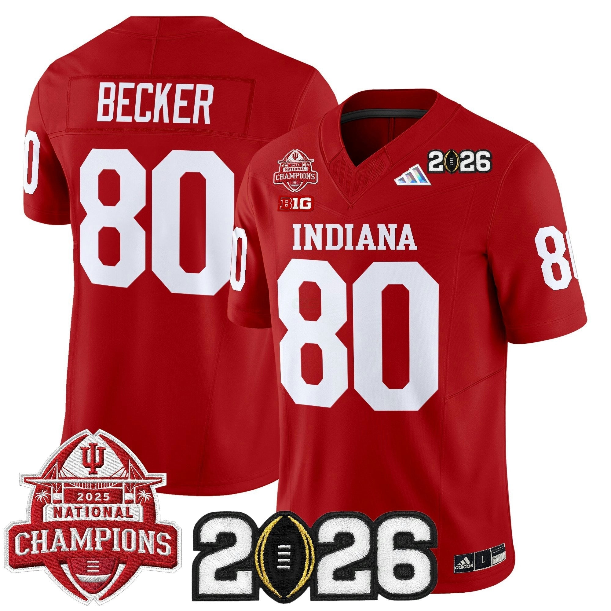 Camisa NCAA 2025 National Champions & 2026 College Football Playoff Final Patch Vapor Limited Jersey V2