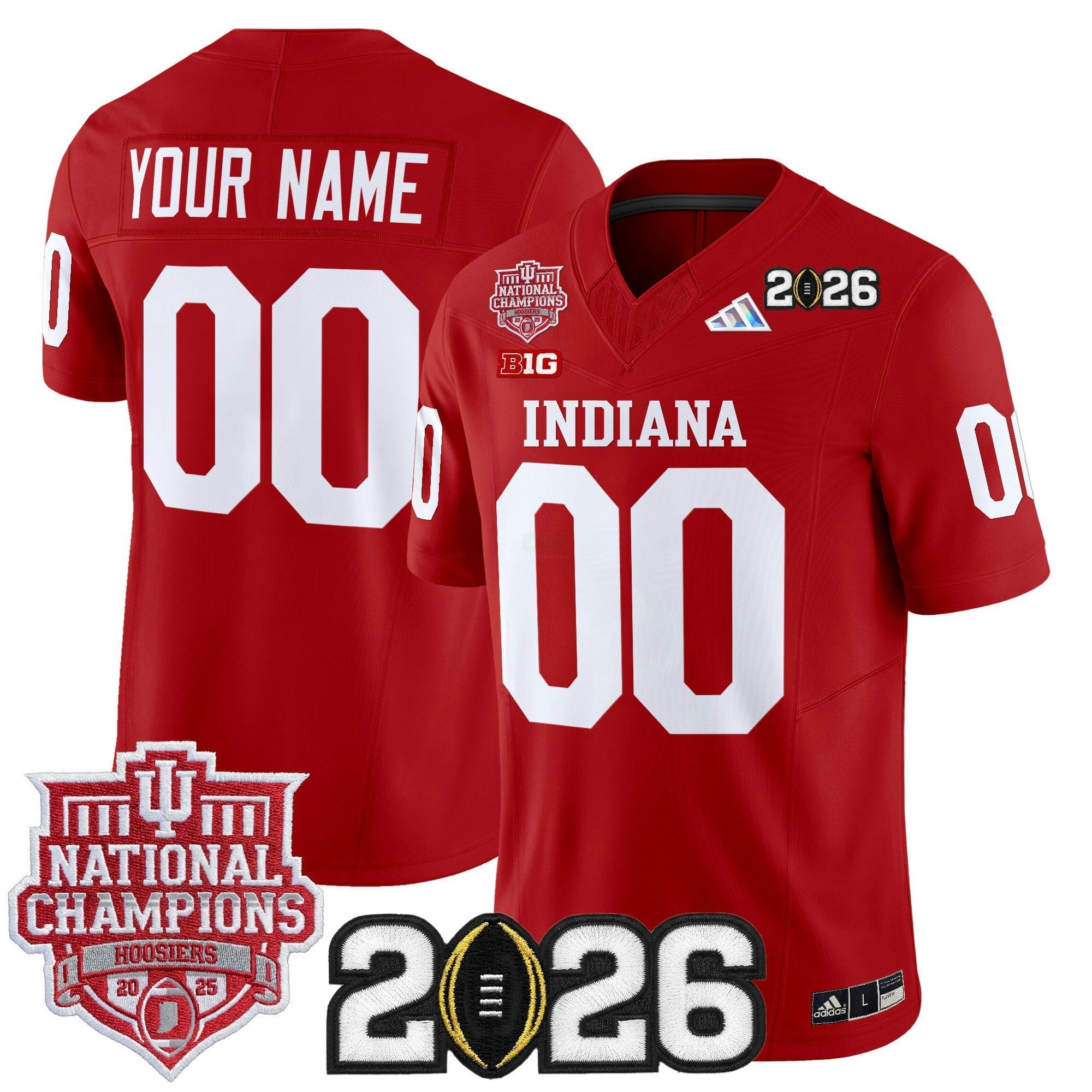 Camisa NCAA 2025 National Champions & 2026 College Football Playoff Final Patch Vapor Limited Jersey