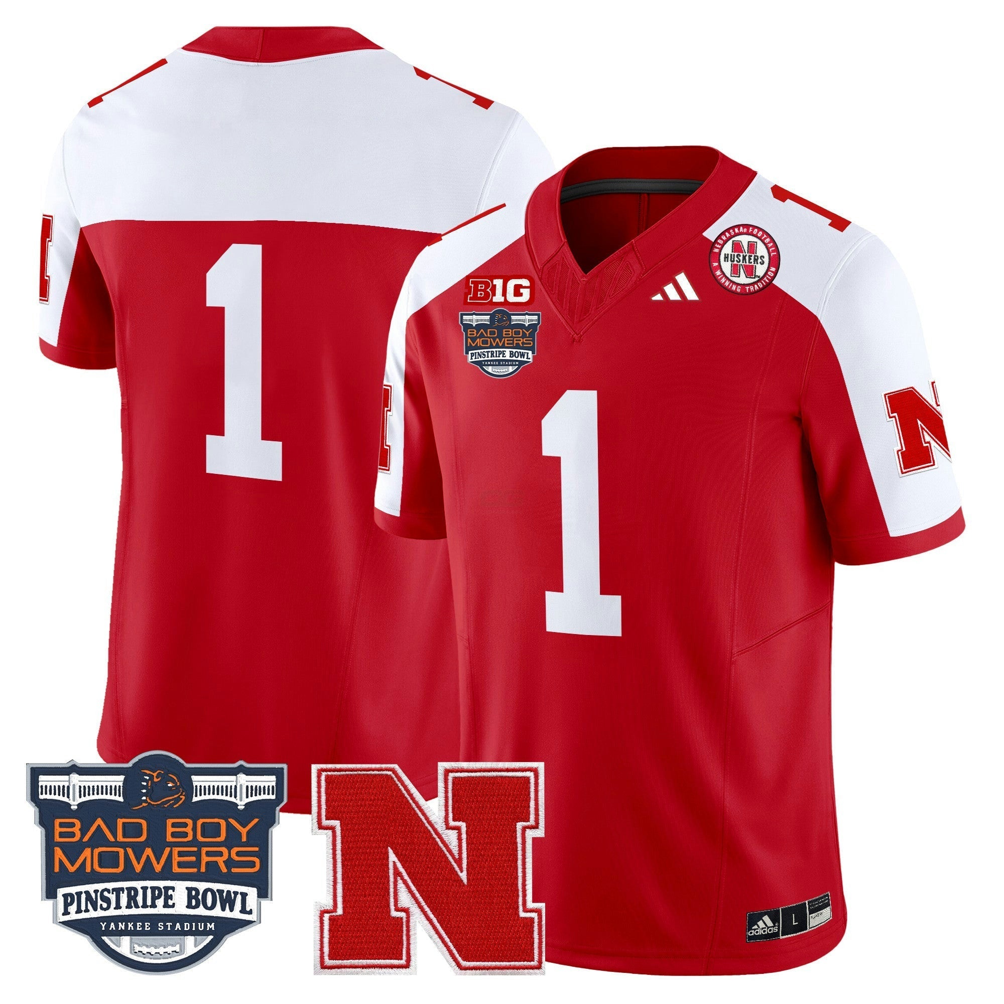 Camisa NCAA 2025 Pinstripe Bowl Patch Vapor Limited Jersey