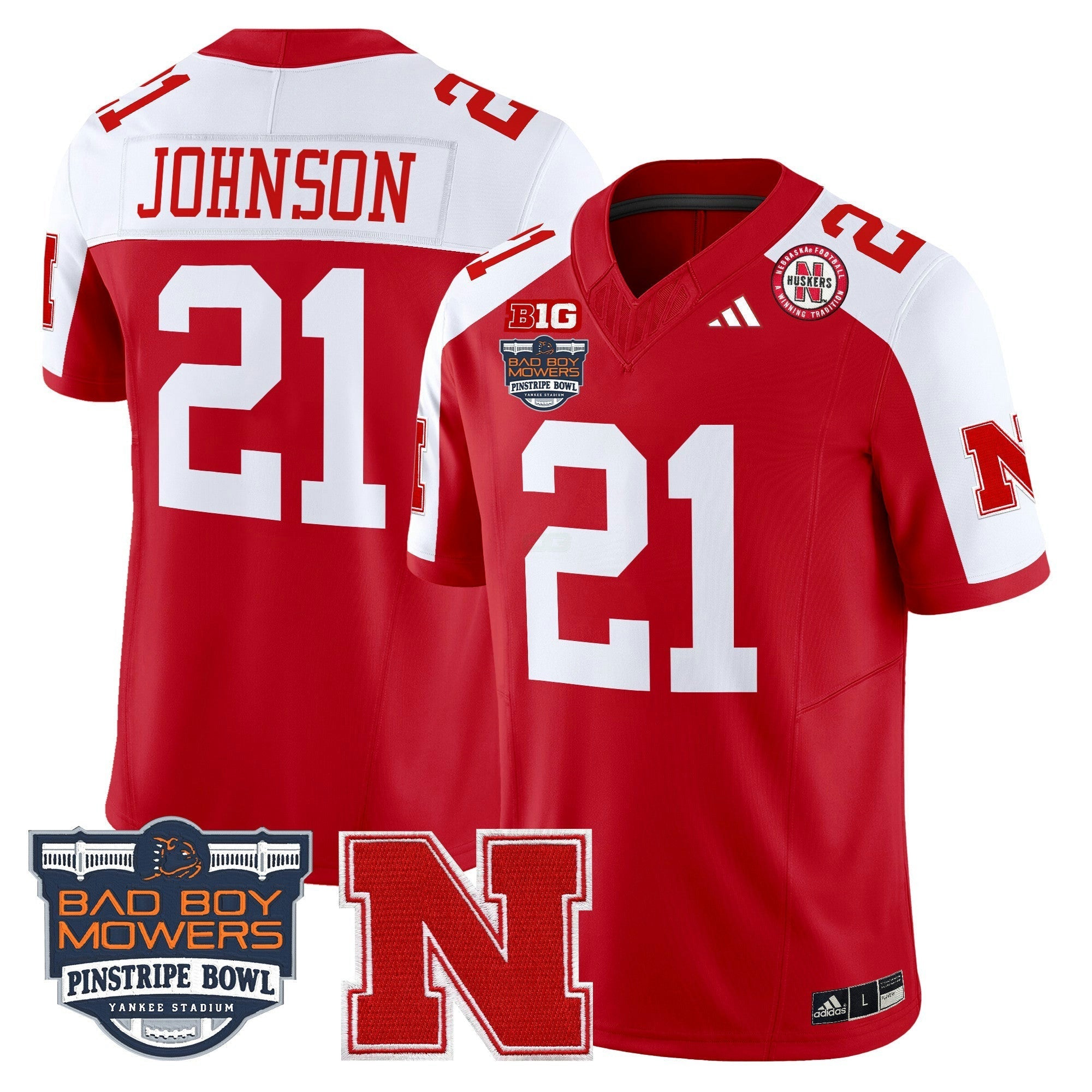 Camisa NCAA 2025 Pinstripe Bowl Patch Vapor Limited Jersey