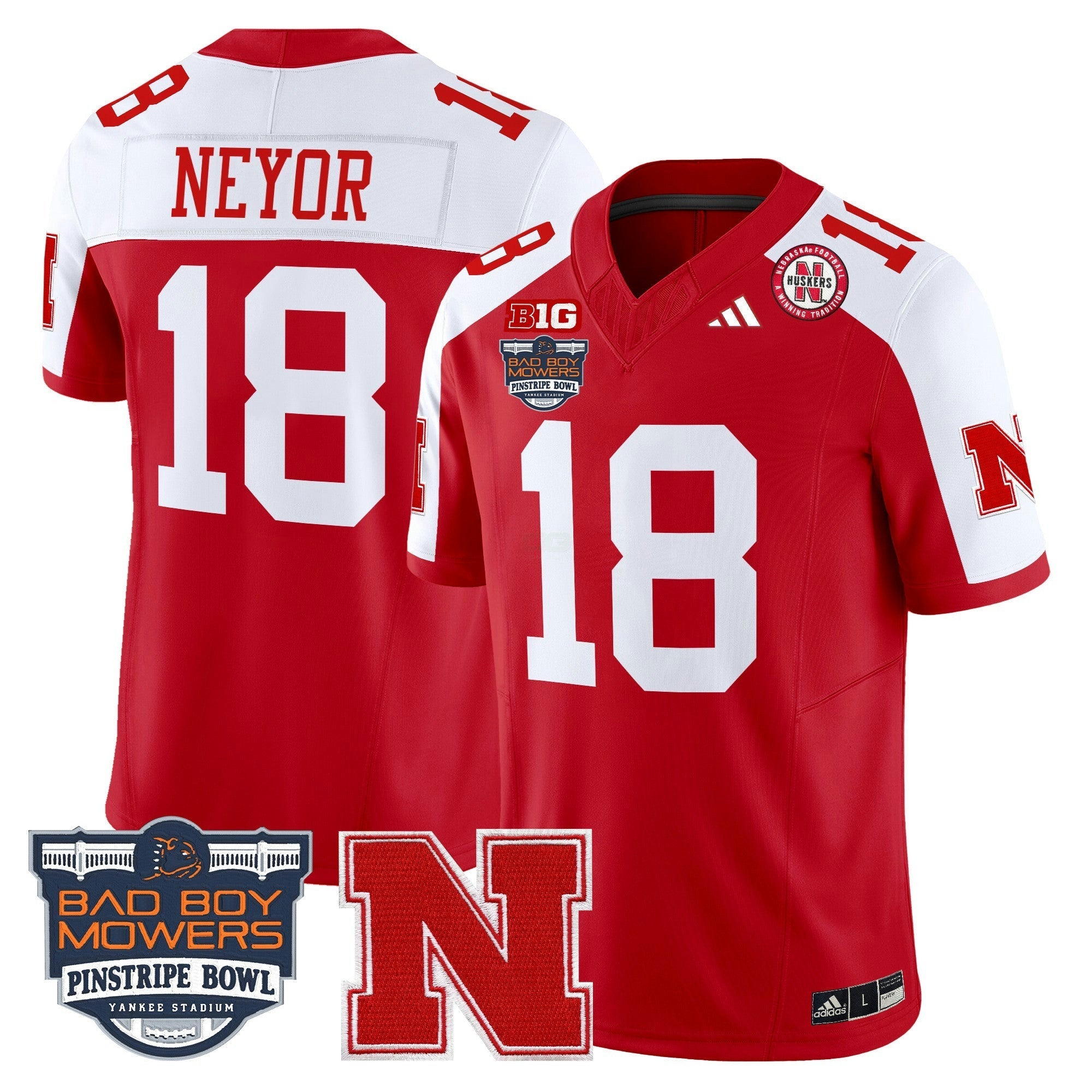 Camisa NCAA 2025 Pinstripe Bowl Patch Vapor Limited Jersey