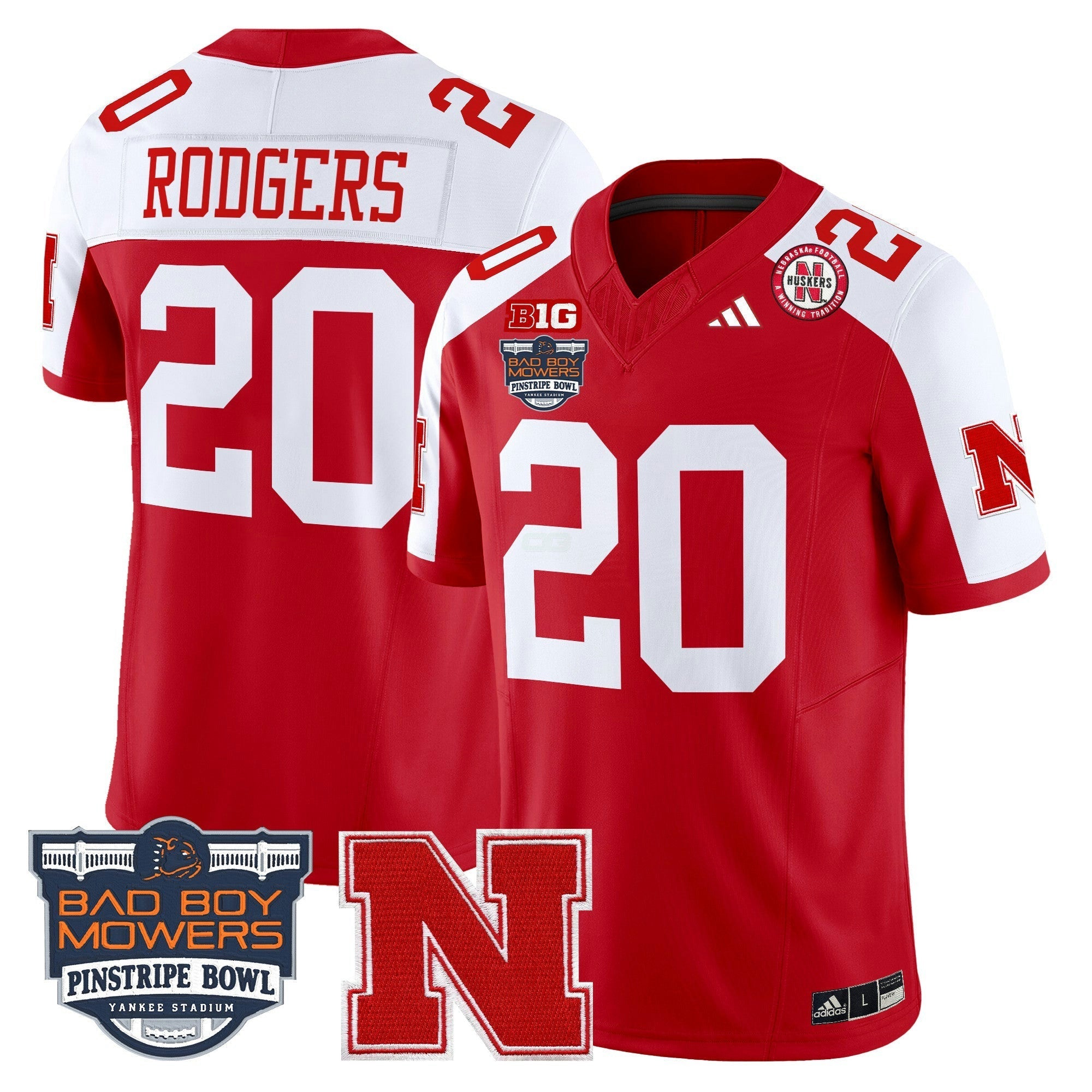Camisa NCAA 2025 Pinstripe Bowl Patch Vapor Limited Jersey