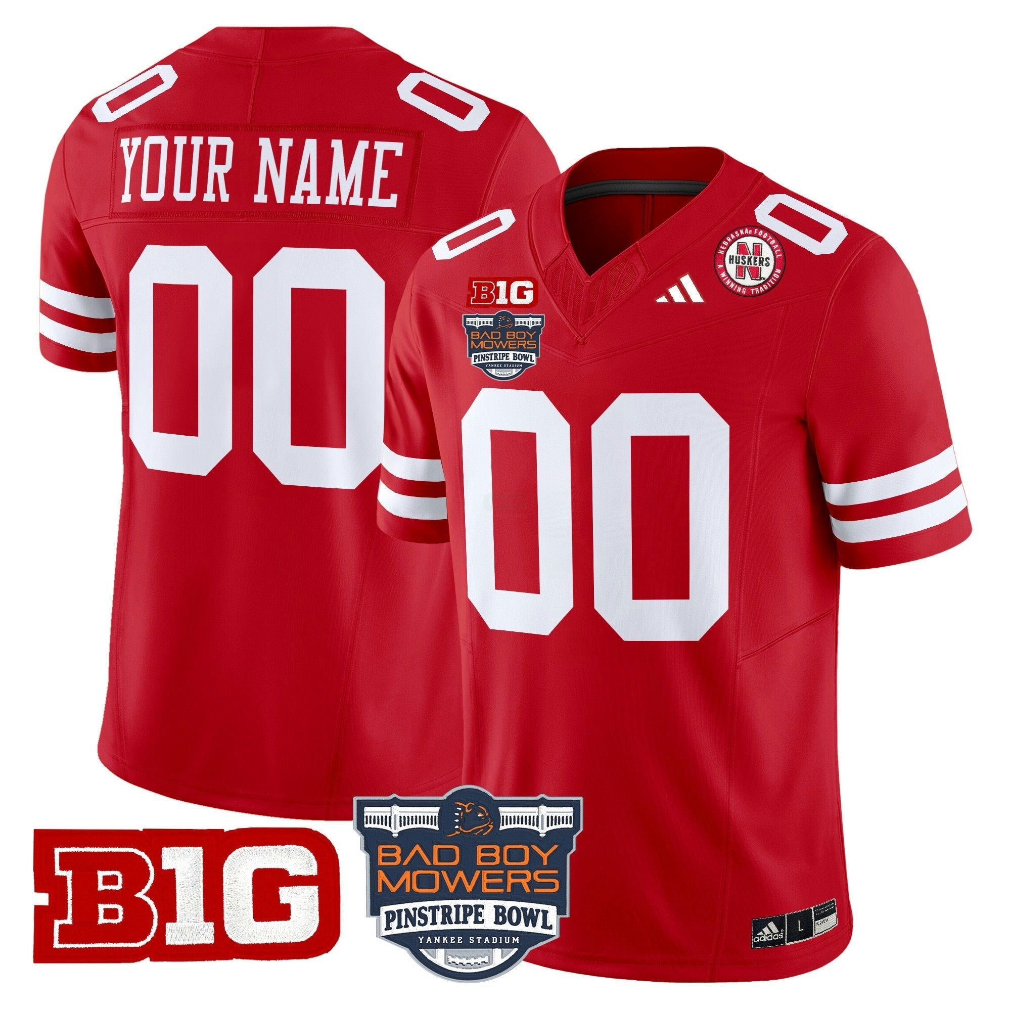 Camisa NCAA 2025 Pinstripe Bowl Patch Vapor Limited Jersey