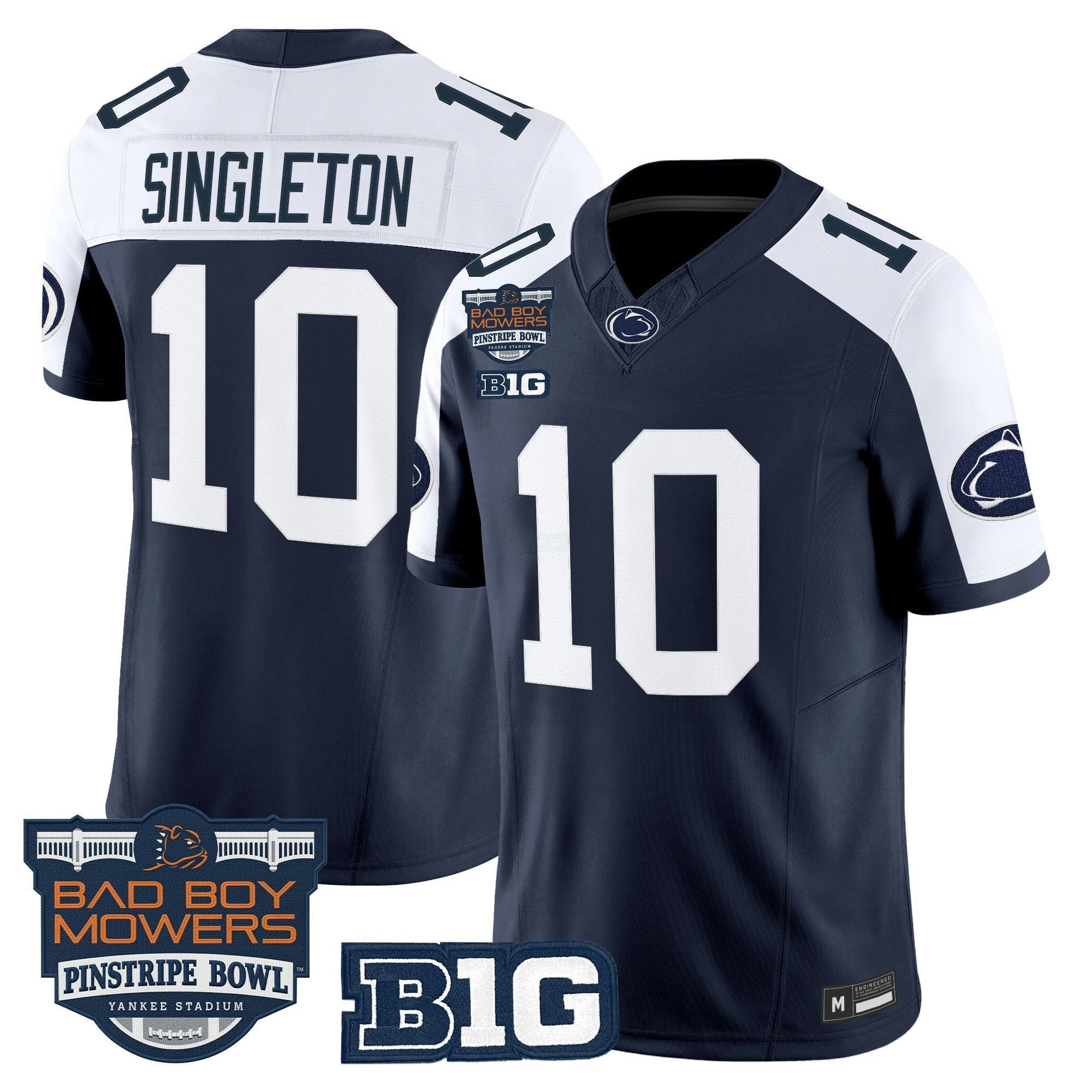Camisa NCAA 2025 Pinstripe Bowl Vapor Limited Jersey V2