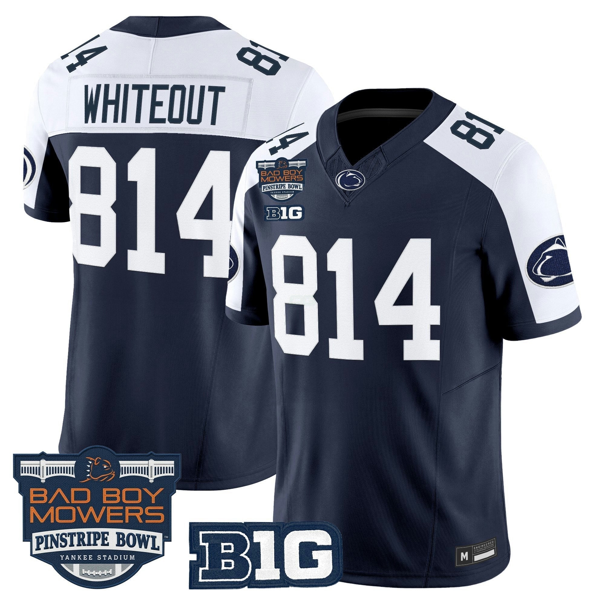 Camisa NCAA 2025 Pinstripe Bowl Vapor Limited Jersey V2