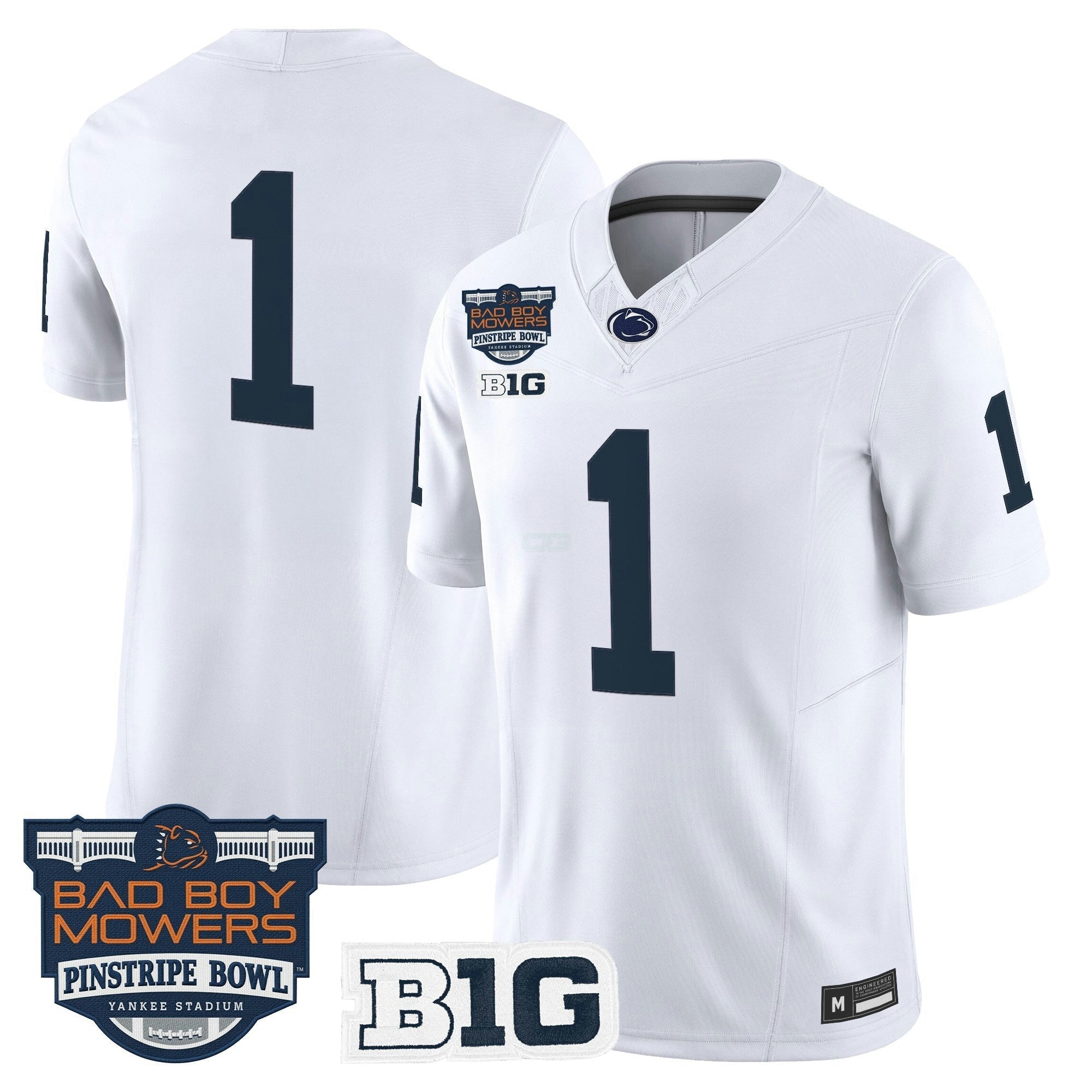 Camisa NCAA 2025 Pinstripe Bowl Vapor Limited Jersey V2