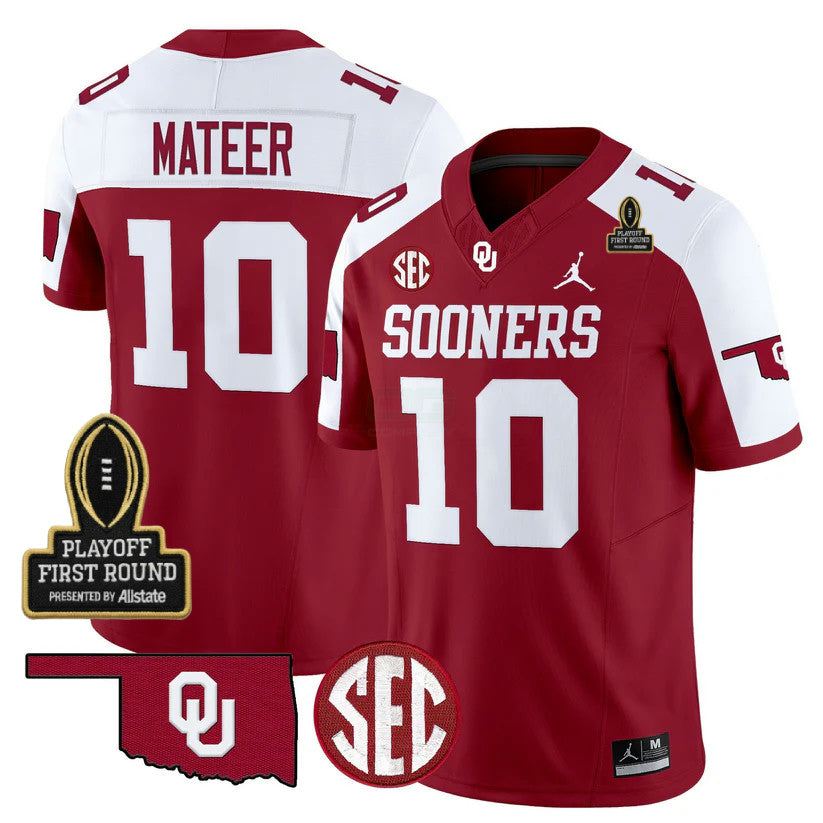 Camisa NCAA 2025 Playoff First Round Patch Jersey