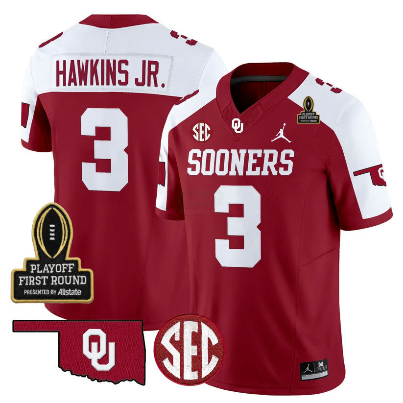 Camisa NCAA 2025 Playoff First Round Patch Jersey