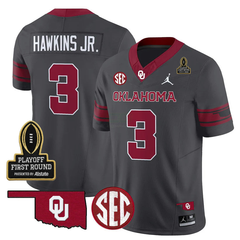 Camisa NCAA 2025 Playoff First Round Patch Jersey