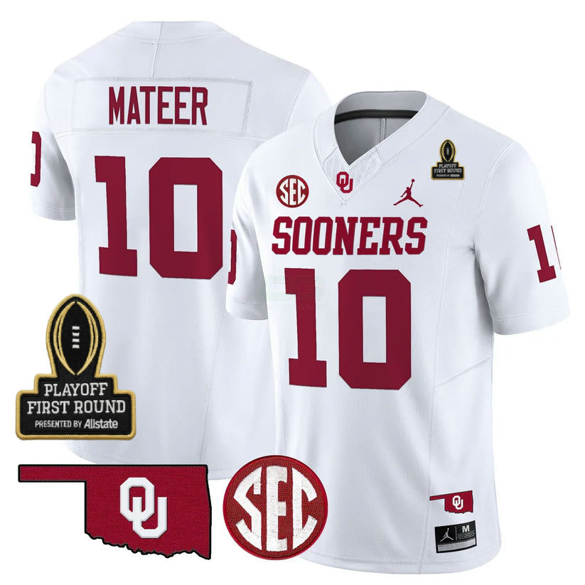 Camisa NCAA 2025 Playoff First Round Patch Jersey