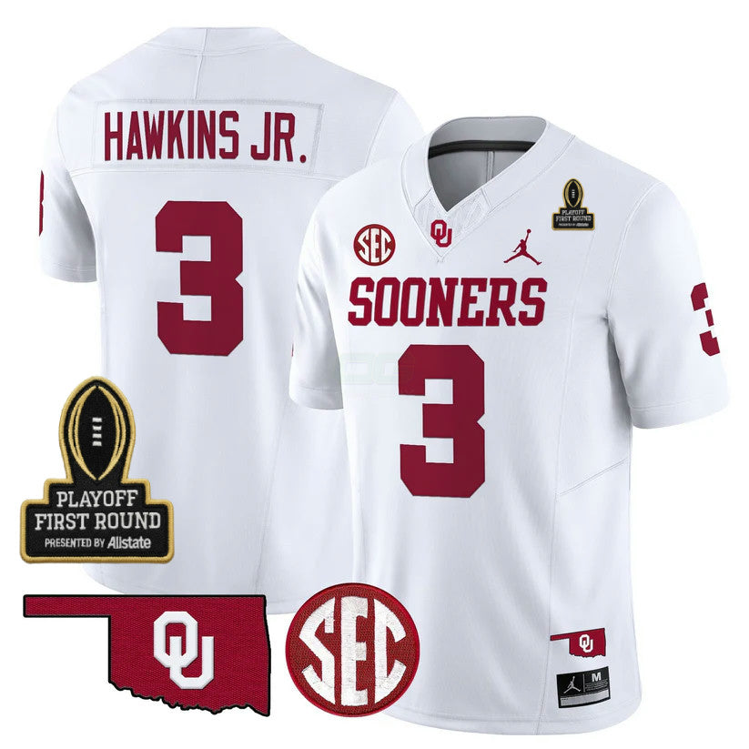 Camisa NCAA 2025 Playoff First Round Patch Jersey
