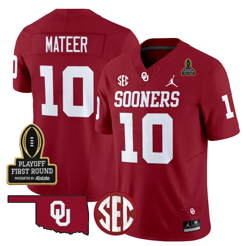 Camisa NCAA 2025 Playoff First Round Patch Jersey
